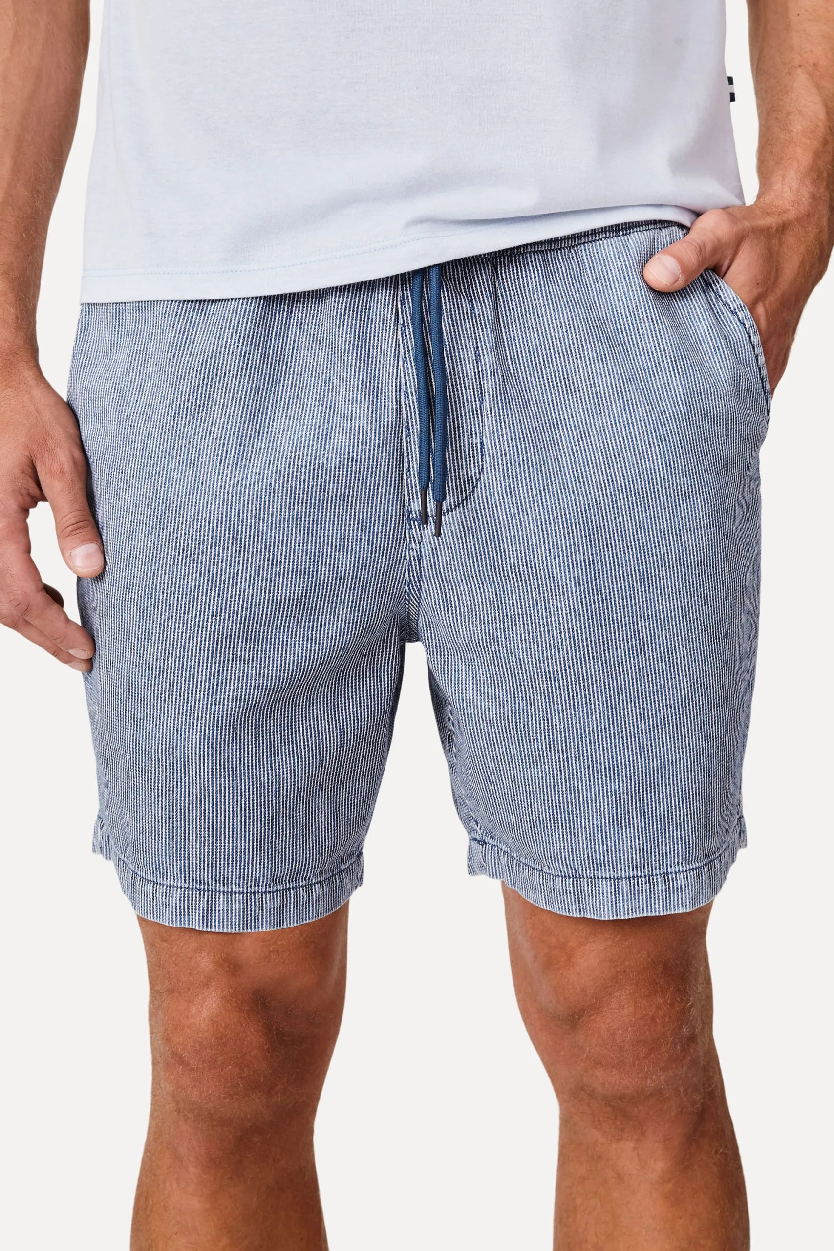 SHORT ELASTICO STONE LISTRA