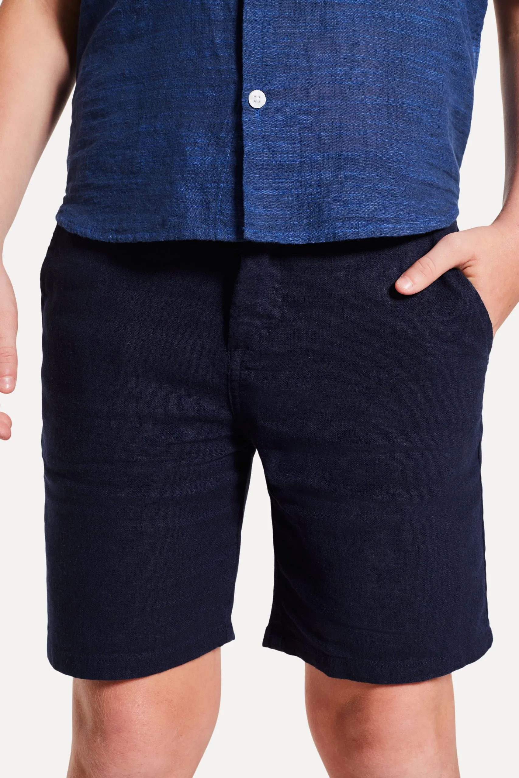 BERMUDA MINI CASUAL LINHO