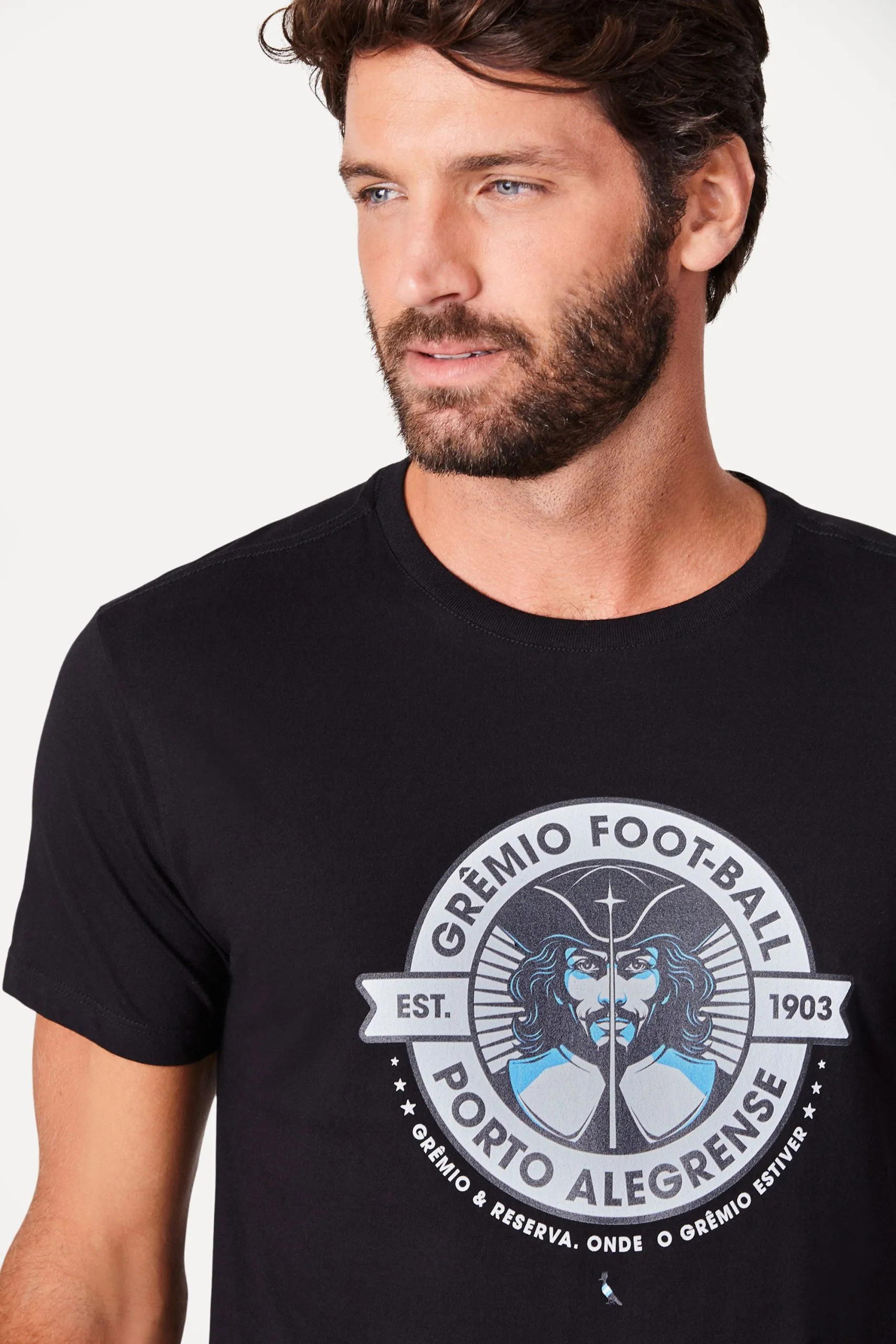 CAMISETA MOSQUETEIRO REDONDO GREMIO