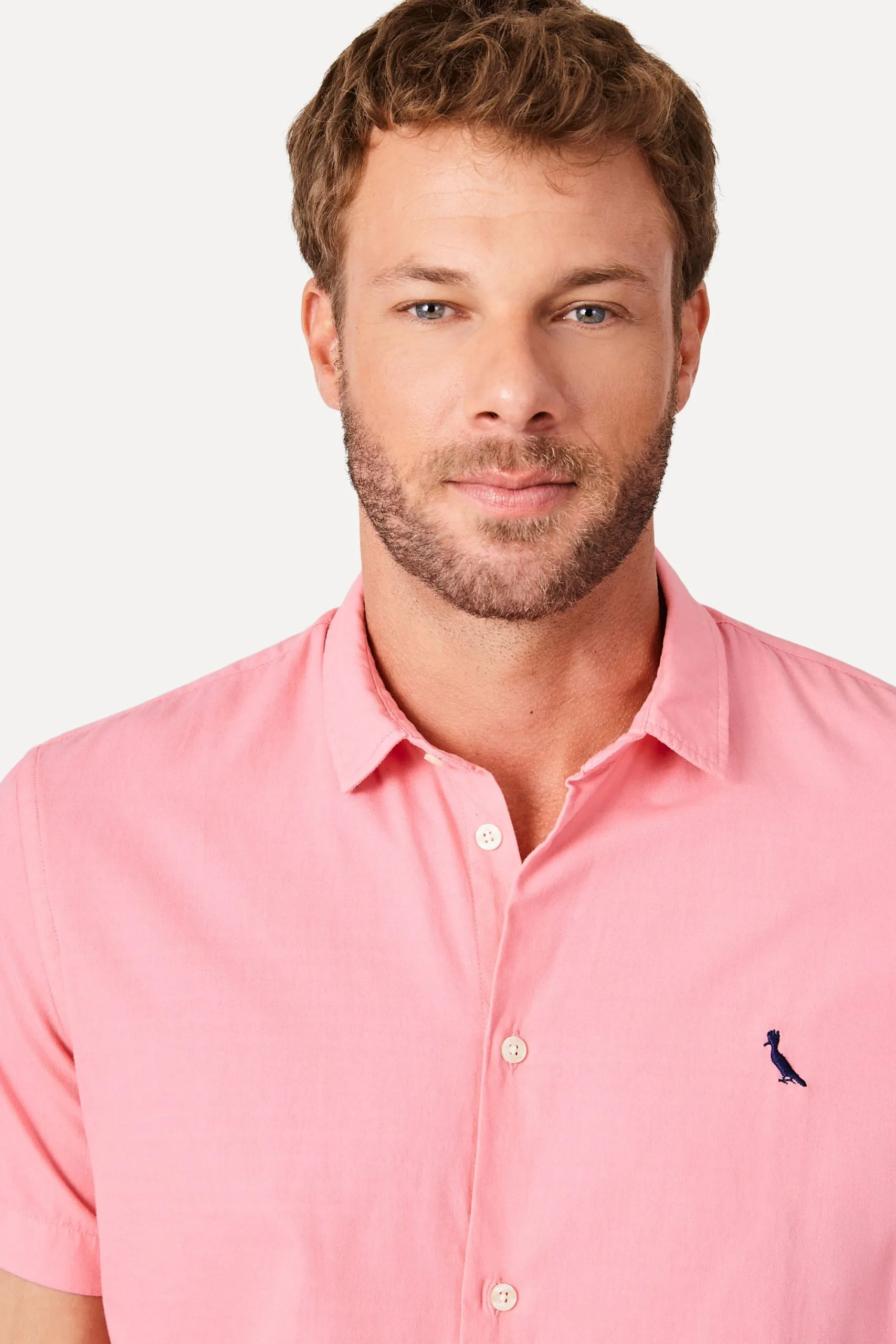 CAMISA MANGA CURTA PARATY CONTRASTE