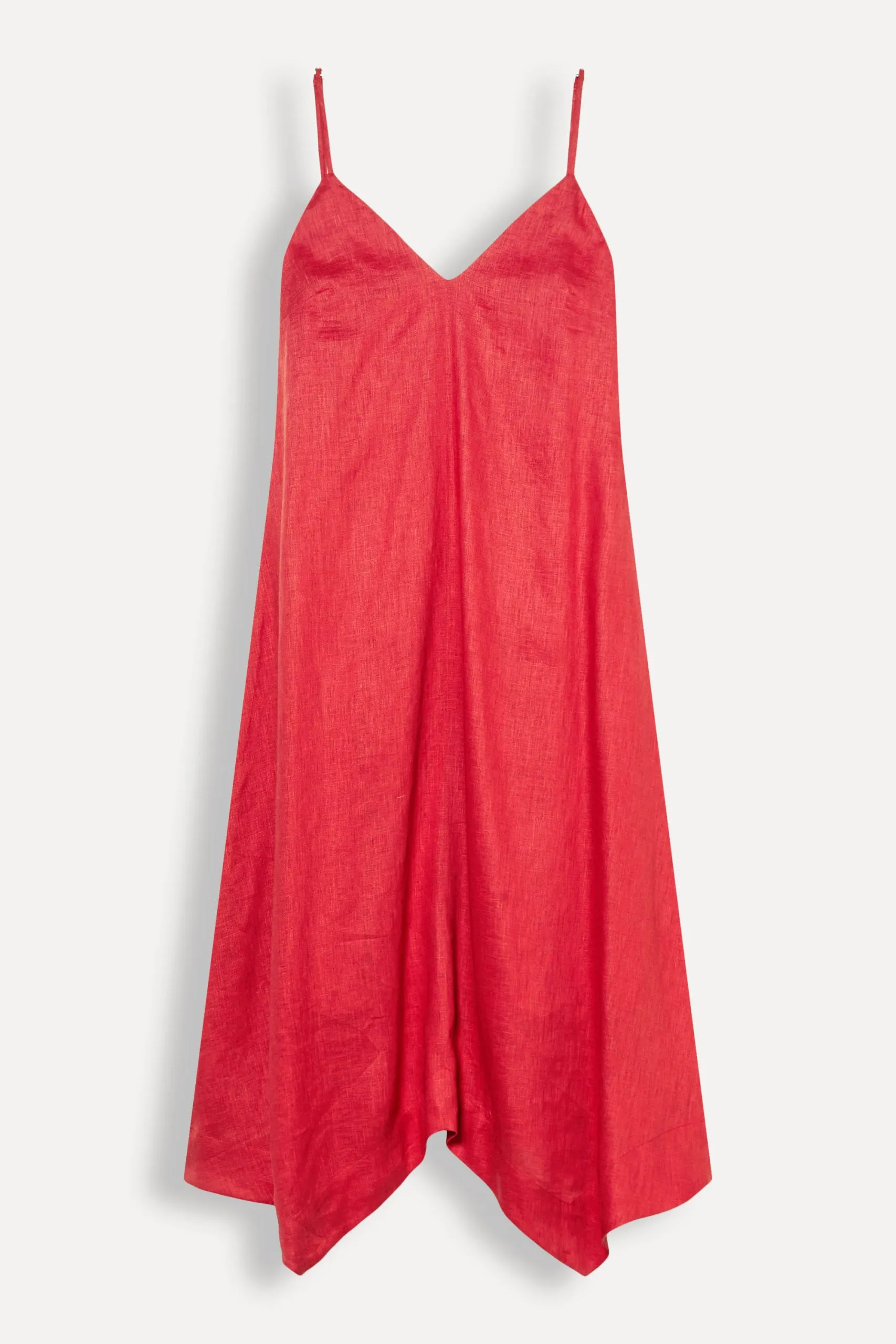 VESTIDO LINHO VERMELHO