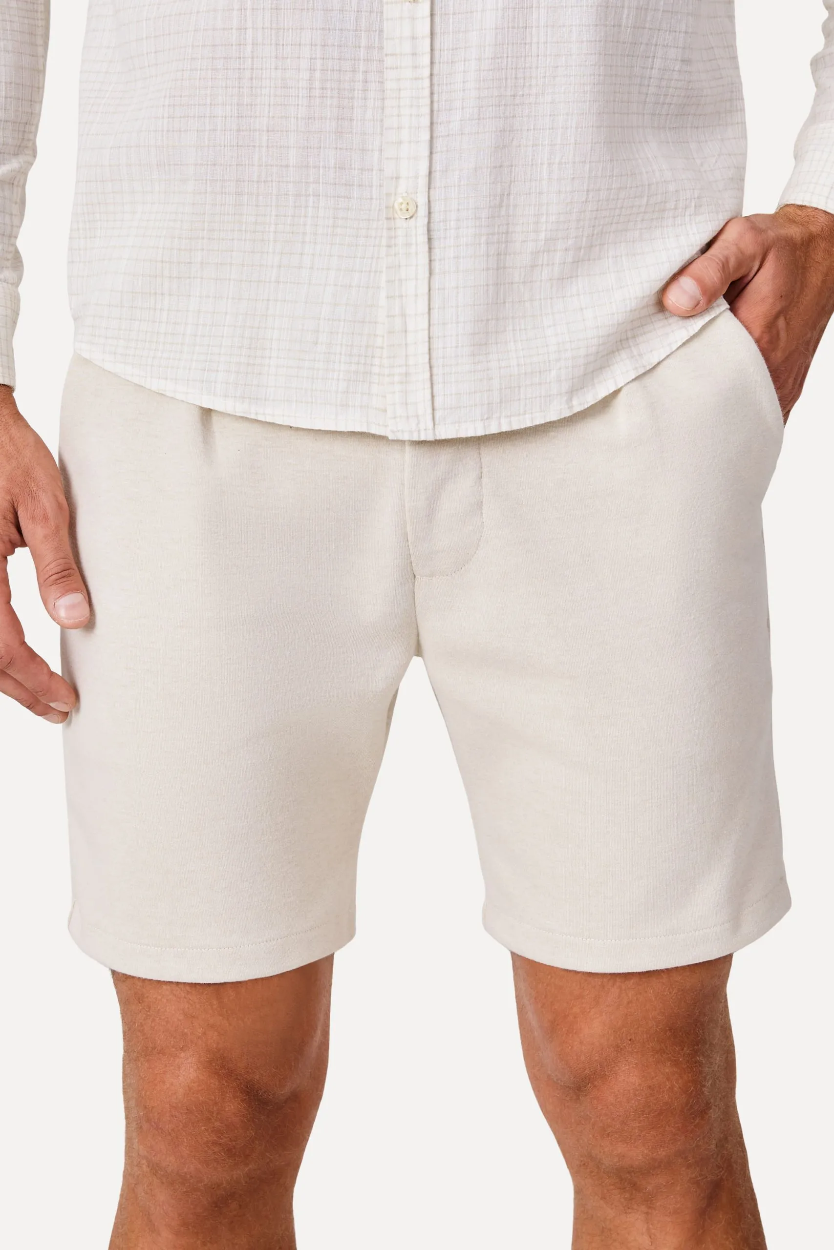 BERMUDA ALFAIATARIA MALHA NATURAL