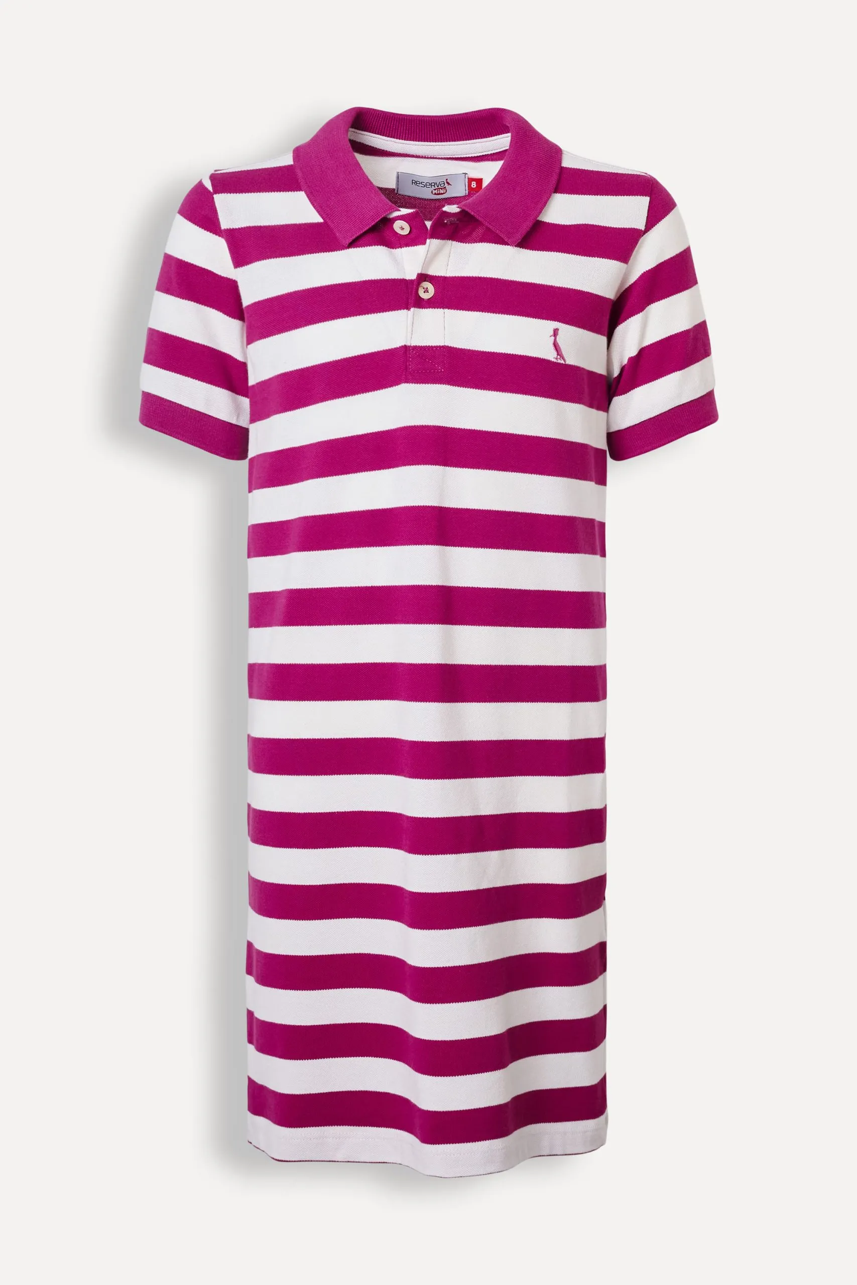 VESTIDO POLO MENINA LISTRA PRAIA