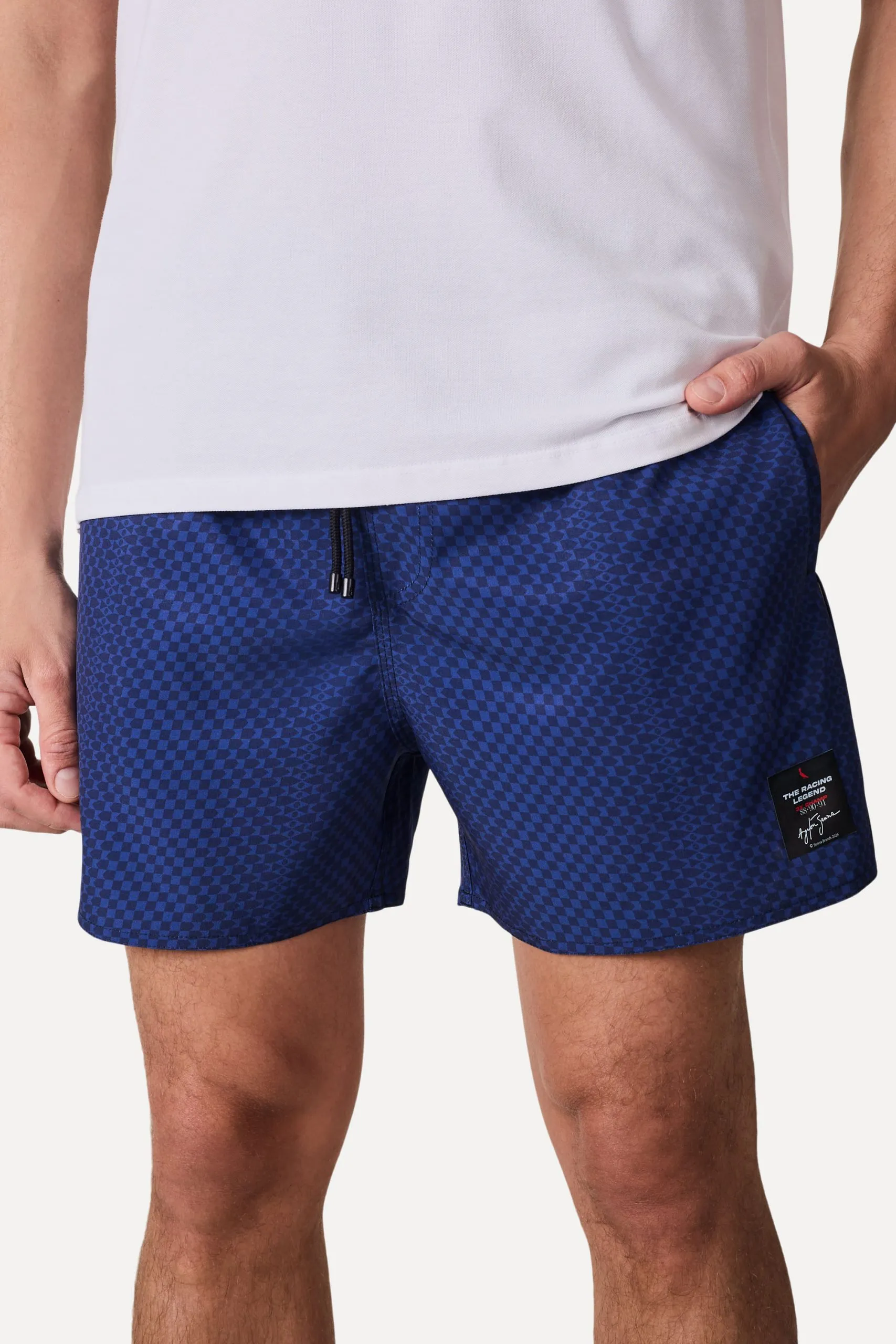 SHORT PRAIA ESTAMPADO SENNA