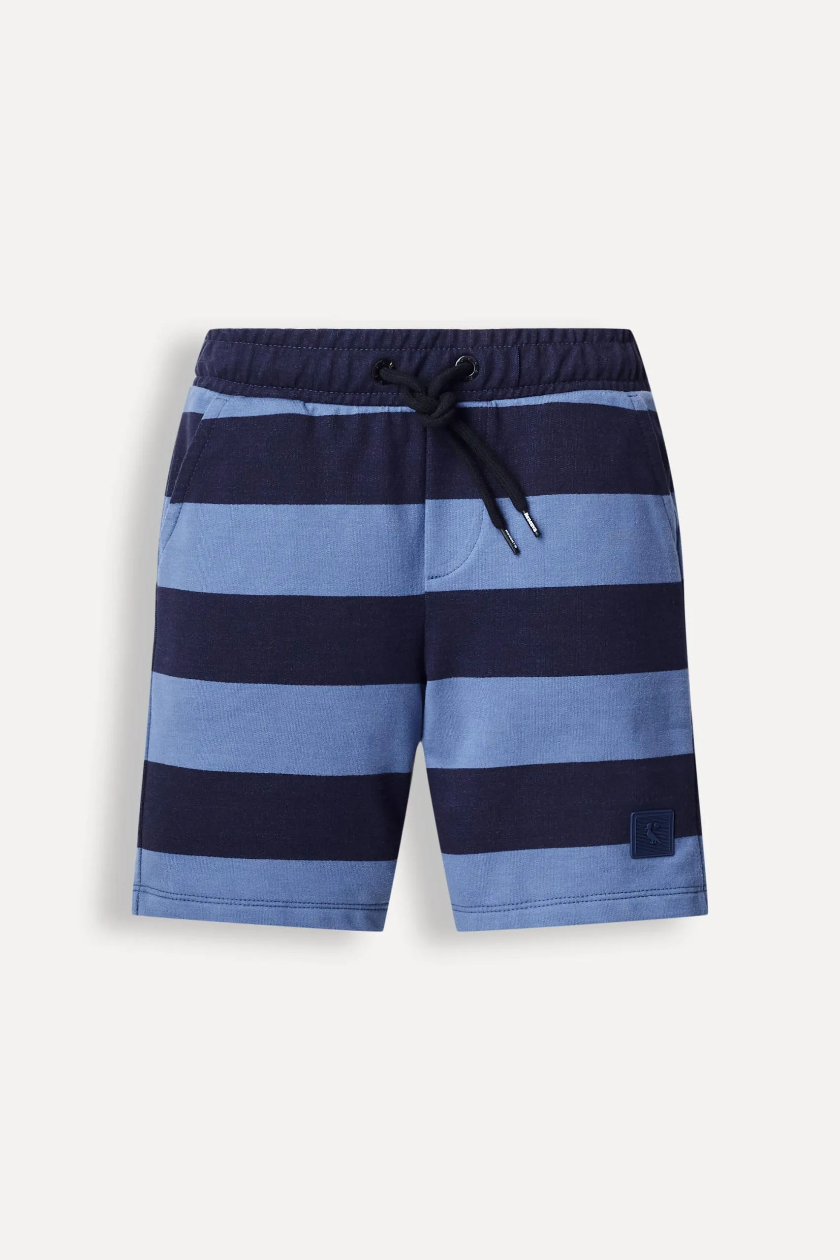 BERMUDA MINI MOLETOM BICOLOR BLUE