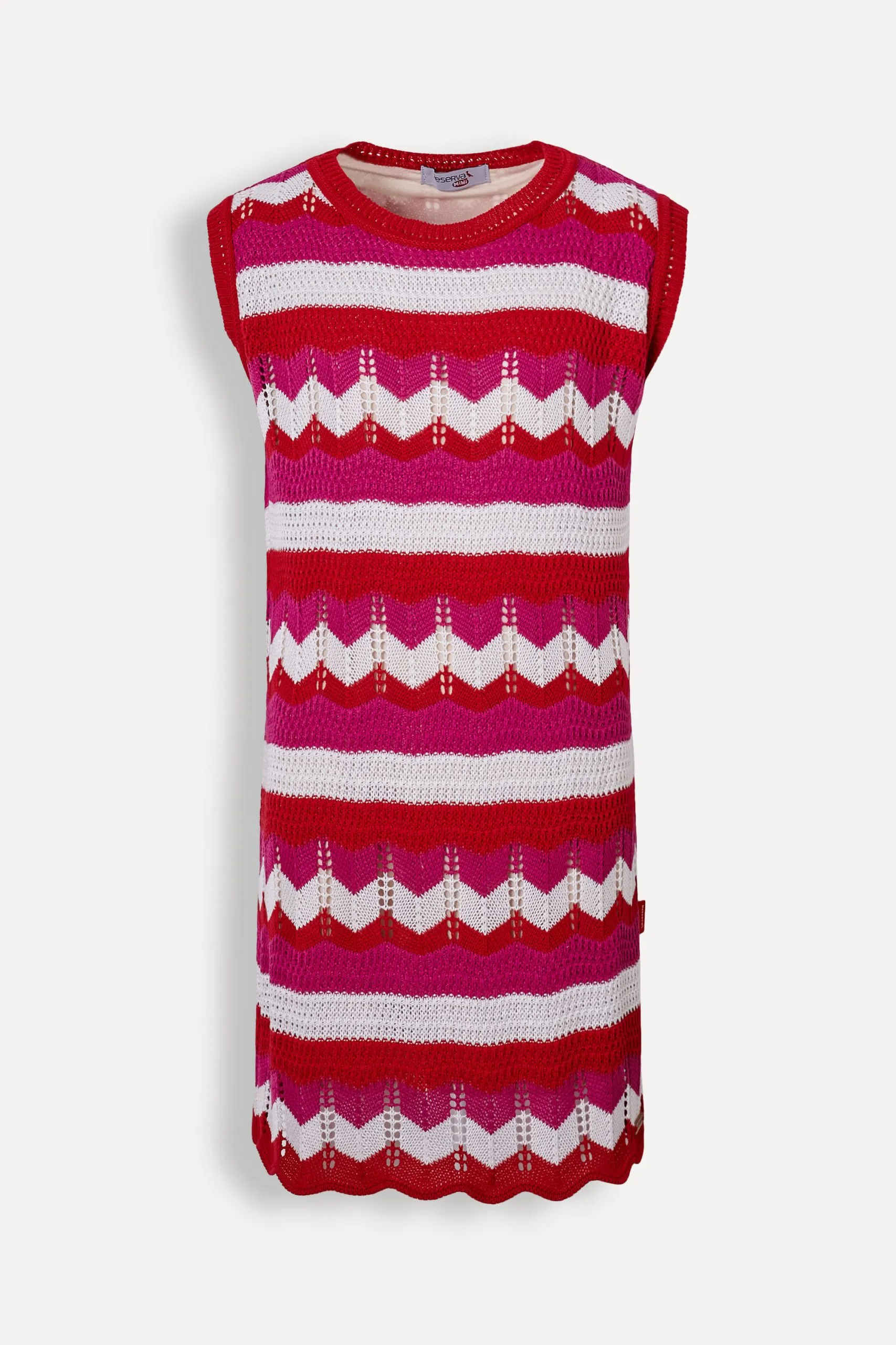 VESTIDO TRICOT MENINA CROCHET