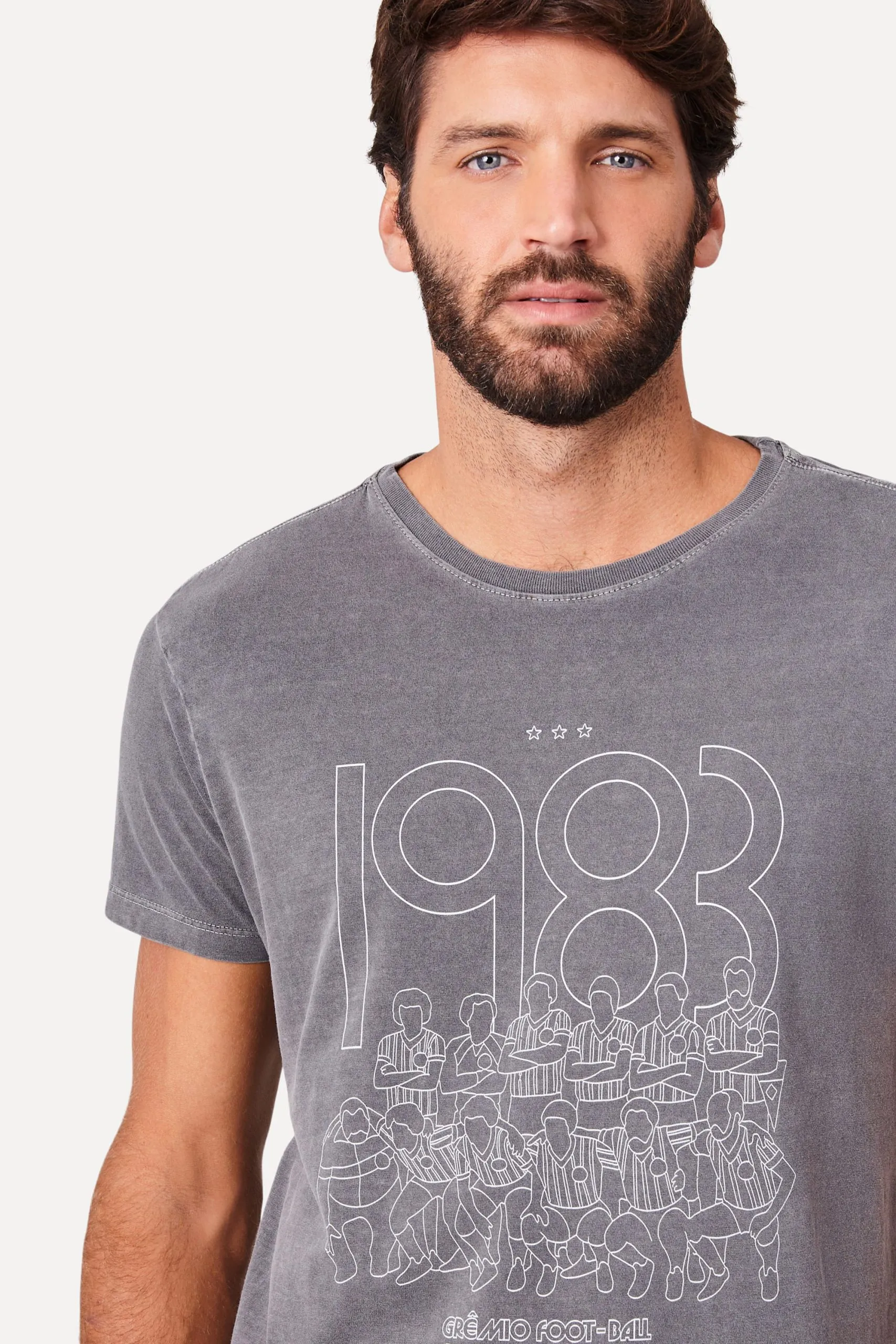 CAMISETA JOGADORES GREMIO AZUL