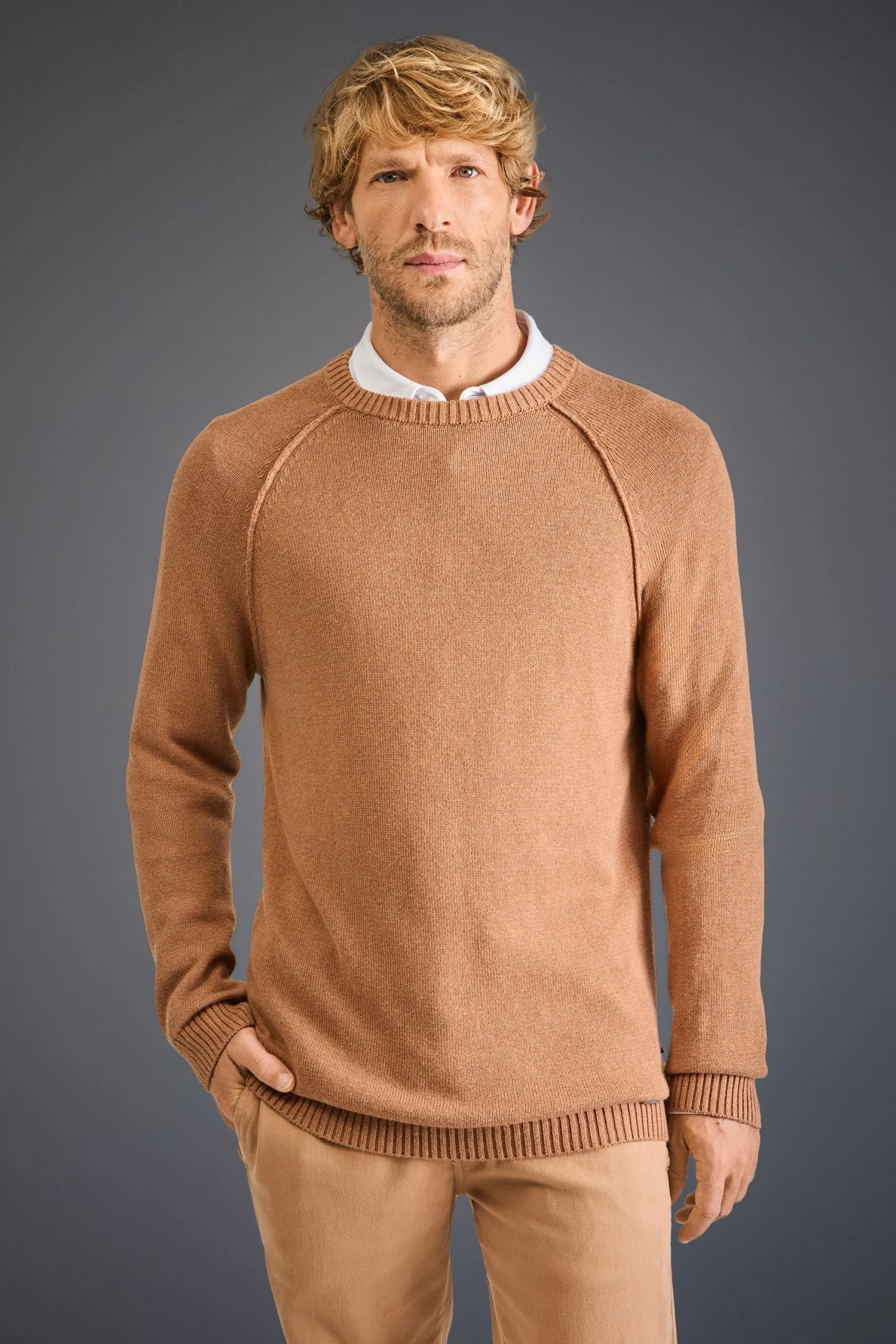 TRICOT CASHMERE RAGLAN LOUIS
