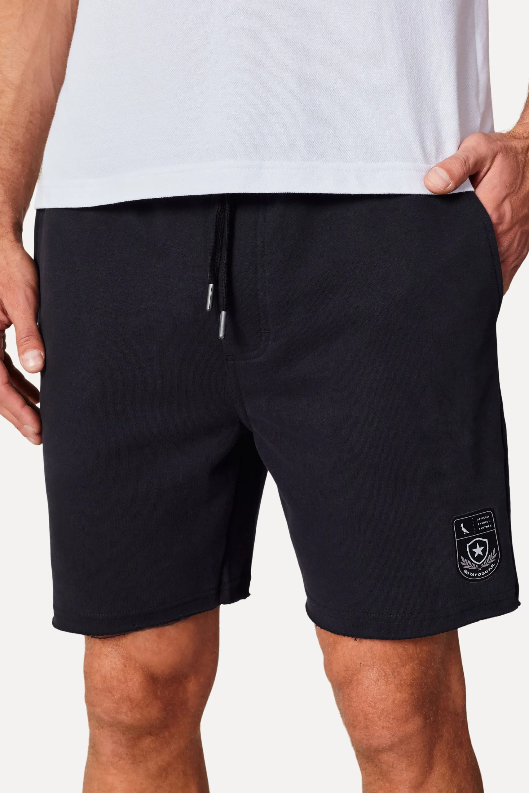 BERMUDA MOLETOM LONDRES PATCH BOTAFOGO