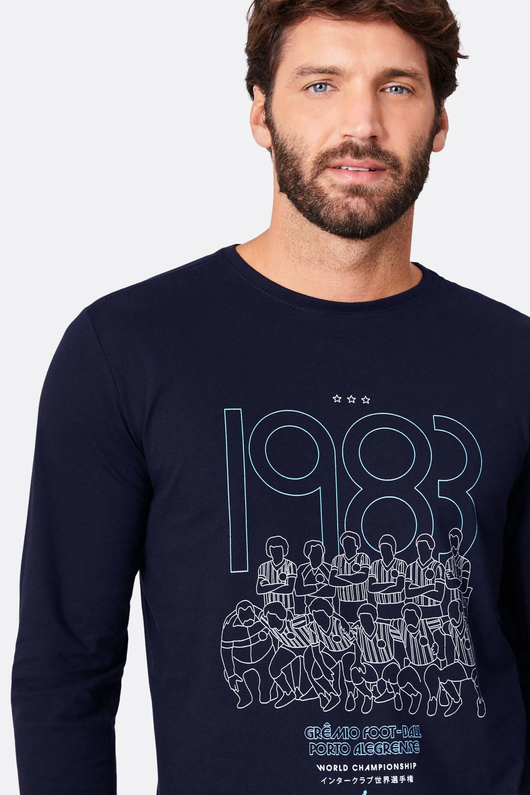 CAMISETA MANGA LONGA JOGADORES GREMIO