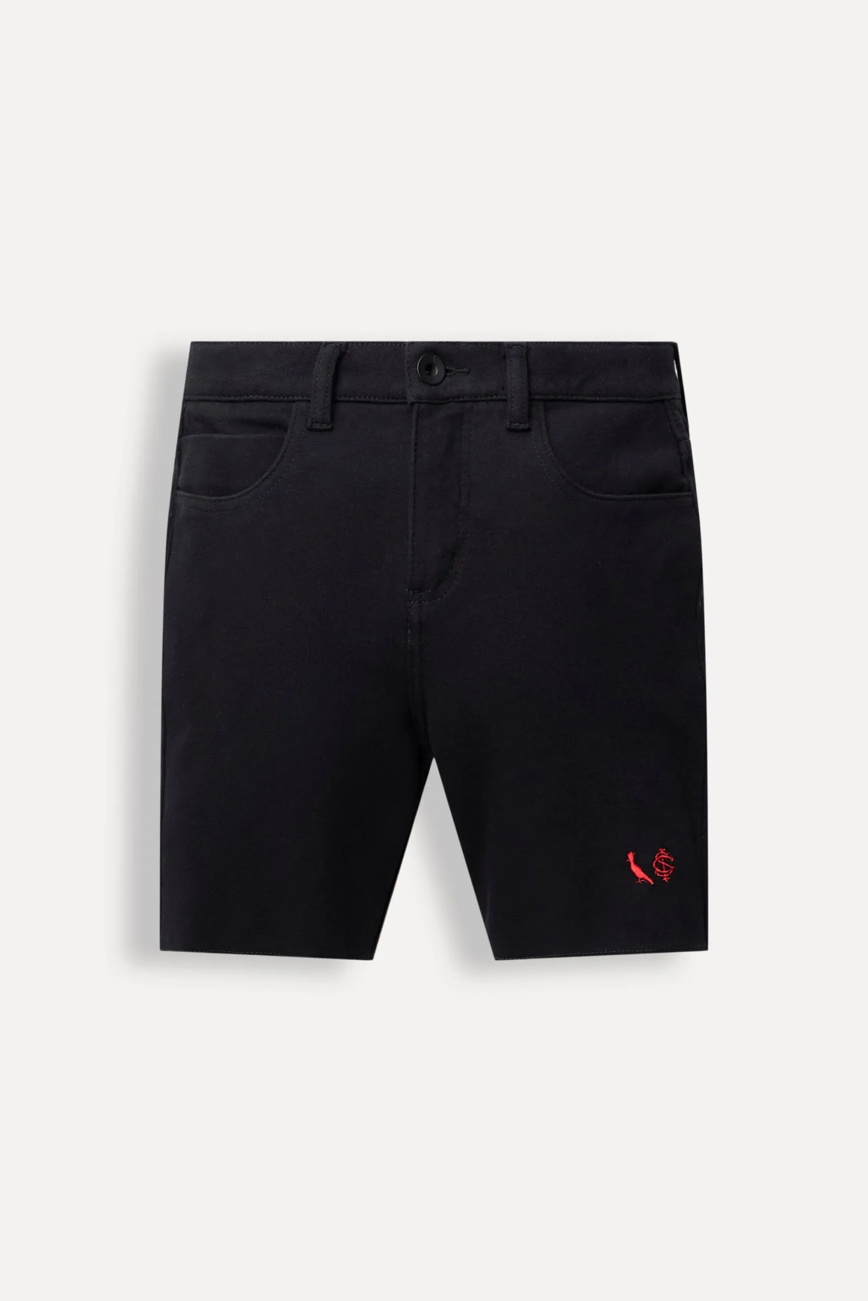 BERMUDA MINI MOLETOM BORDADO INTER