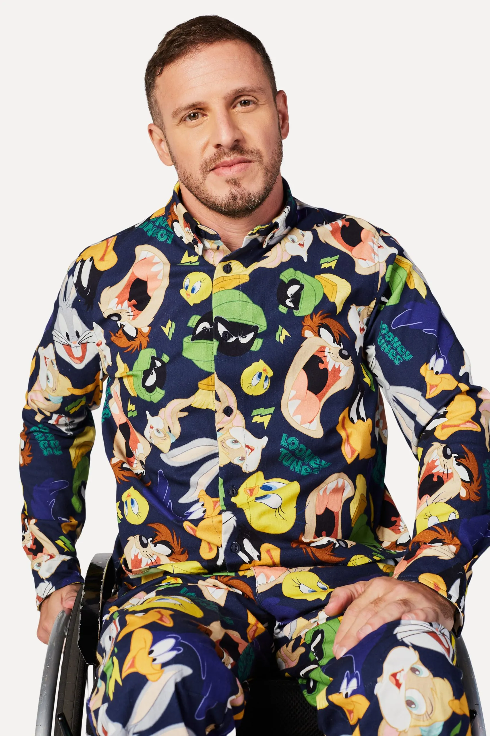 CAMISA OXFORD ADAPT ESTAMP LOONEY TUNES