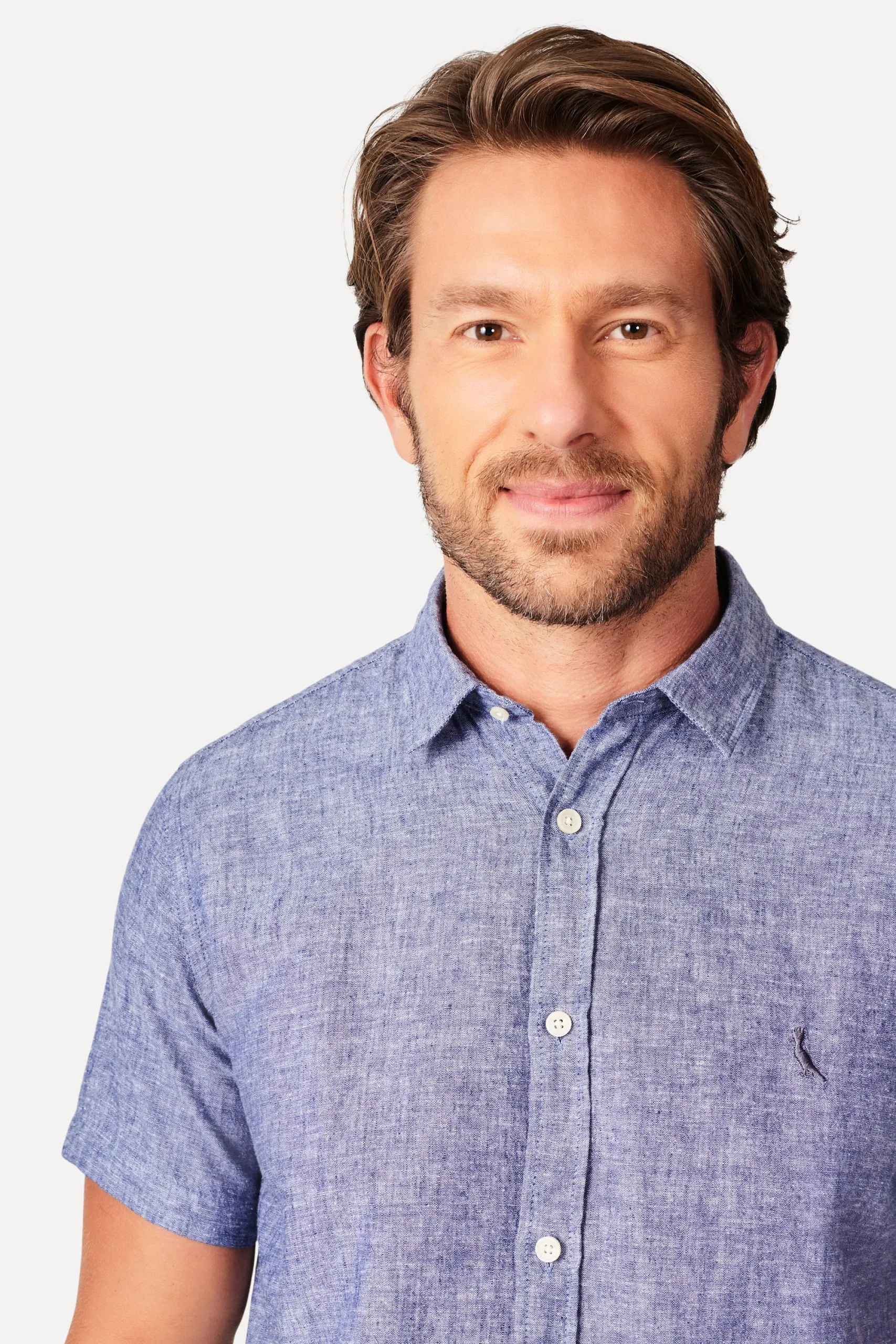 CAMISA MANGA CURTA LINHO PIENZA