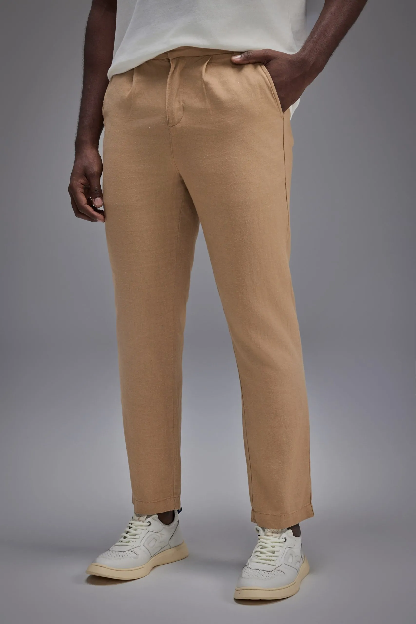 CALCA CASUAL LINHO PLUS