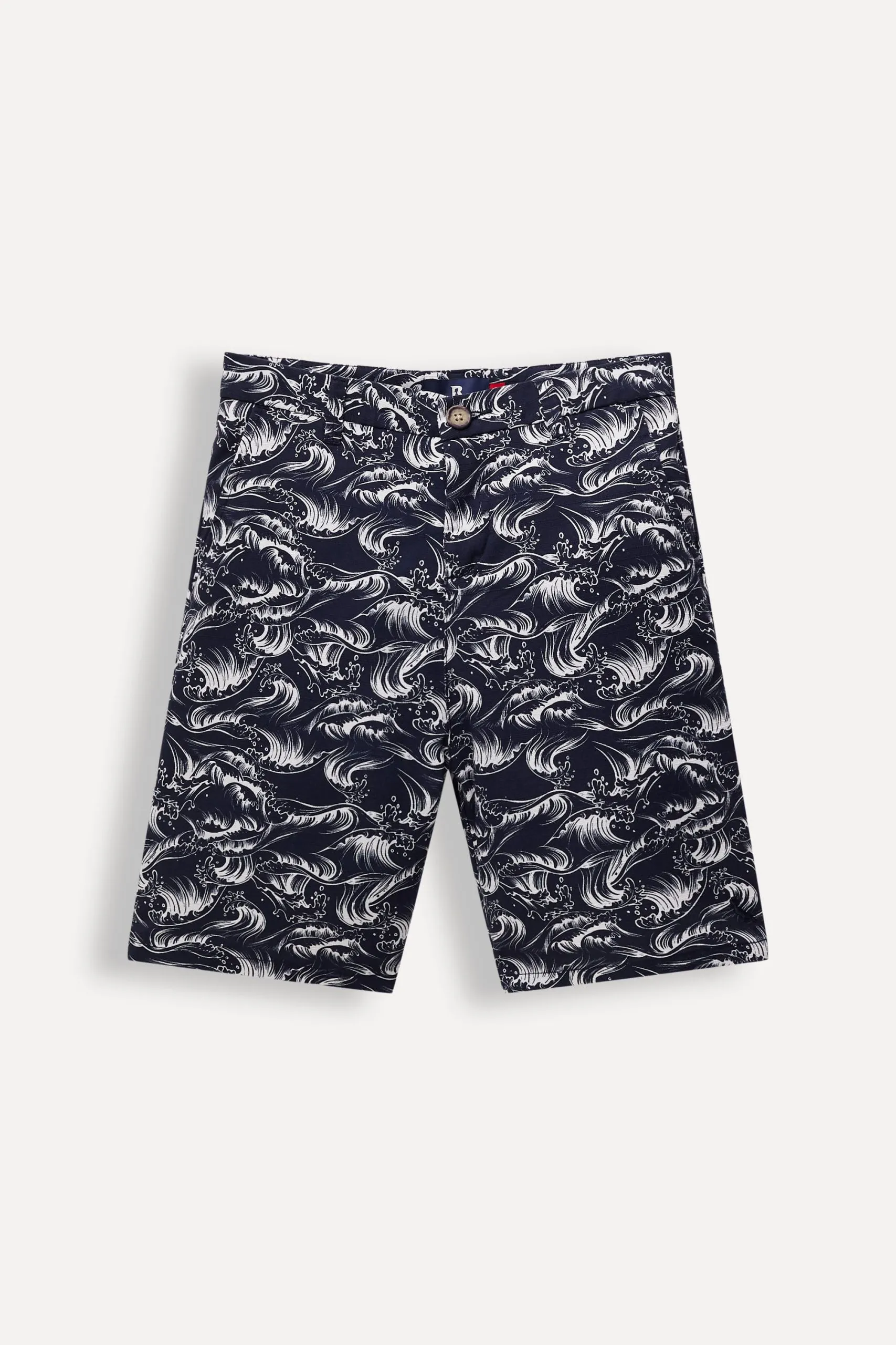 BERMUDA MINI ESTAMPA ONDAS