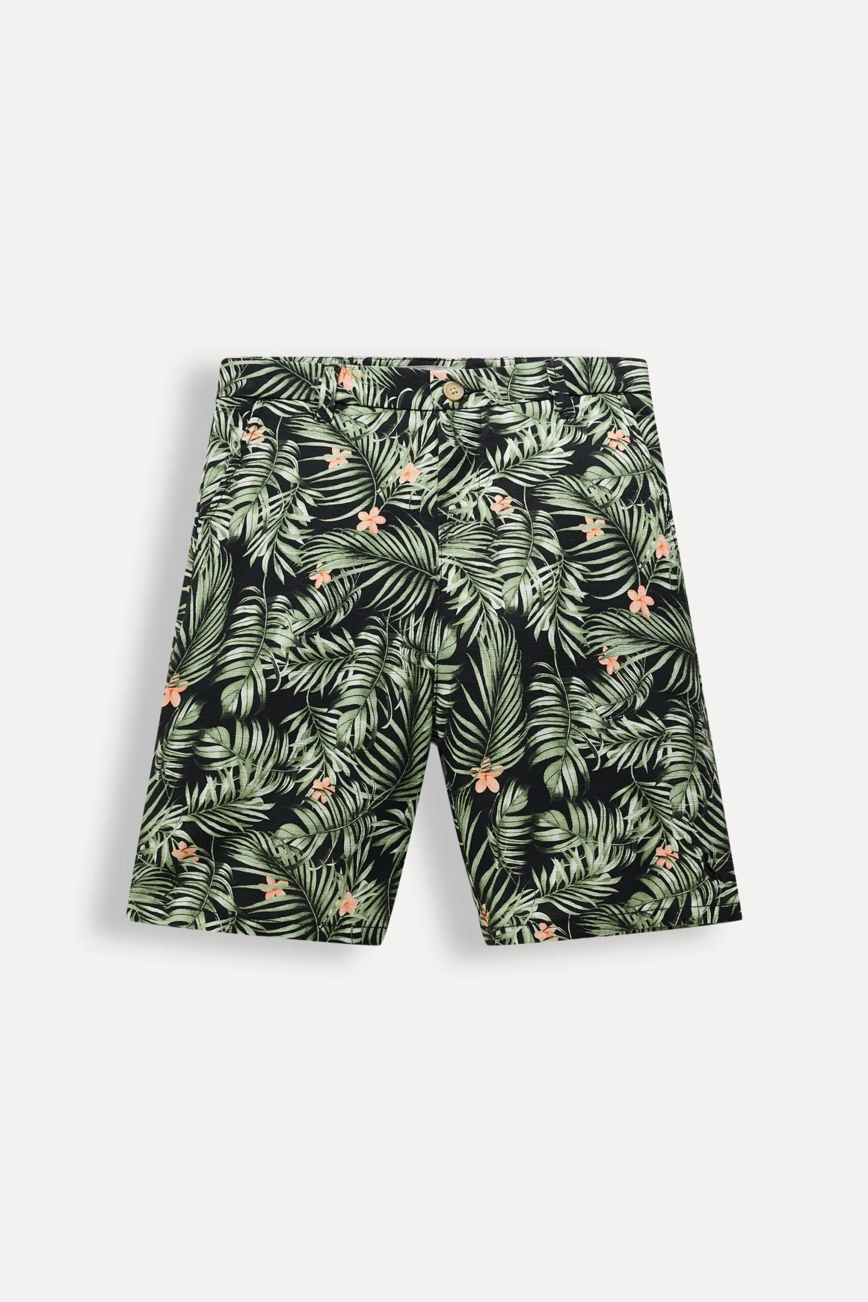 BERMUDA MINI ESTAMPA FOLHAS