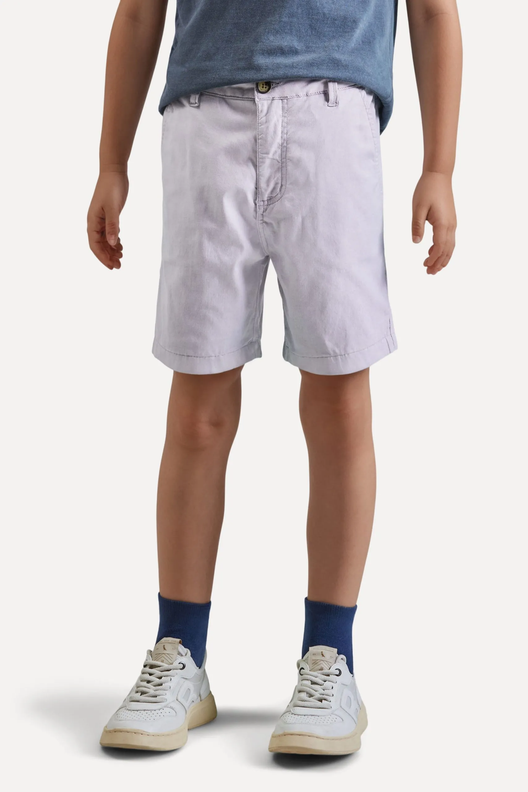 BERMUDA MINI OXFORD FORRO MEIA MALHA