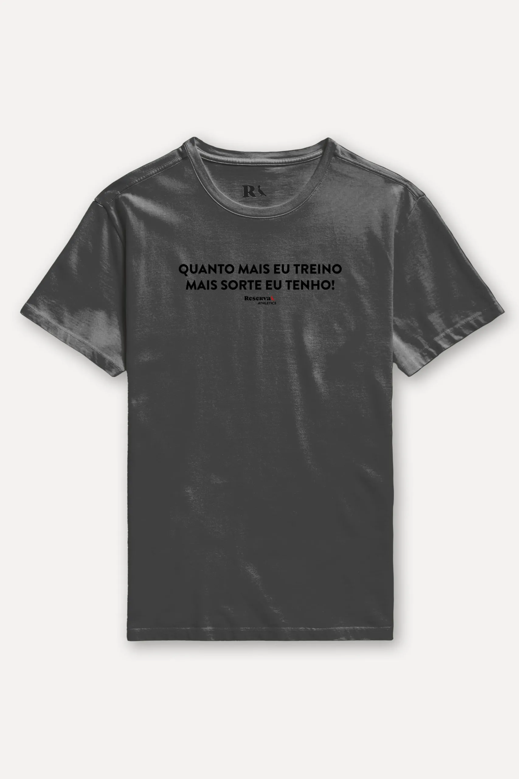 CAMISETA ESTAMPADA TREINO E SORTE