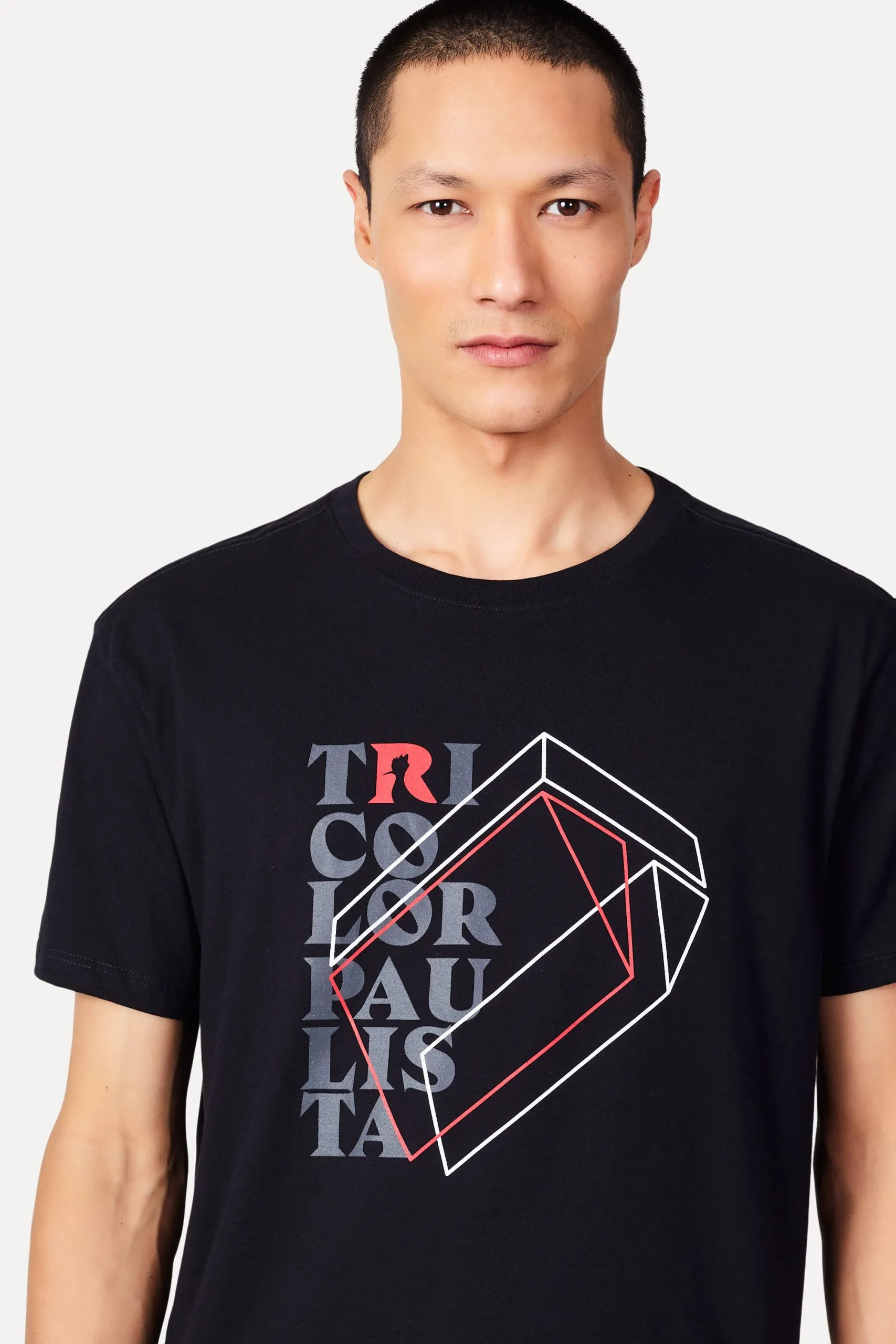 CAMISETA ESTAMPADA TRICOLOR 3D SP