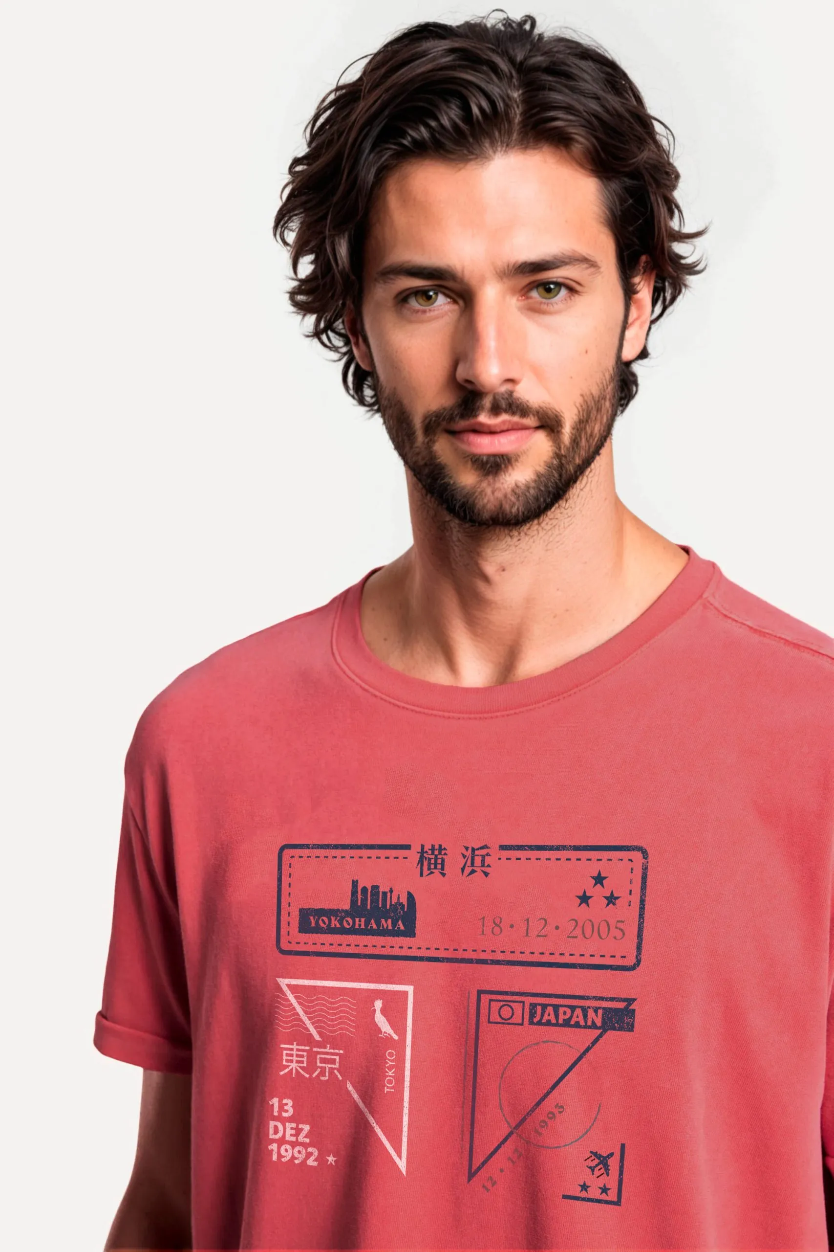 CAMISETA ESTAMPADA SELO JAPAO SPFC