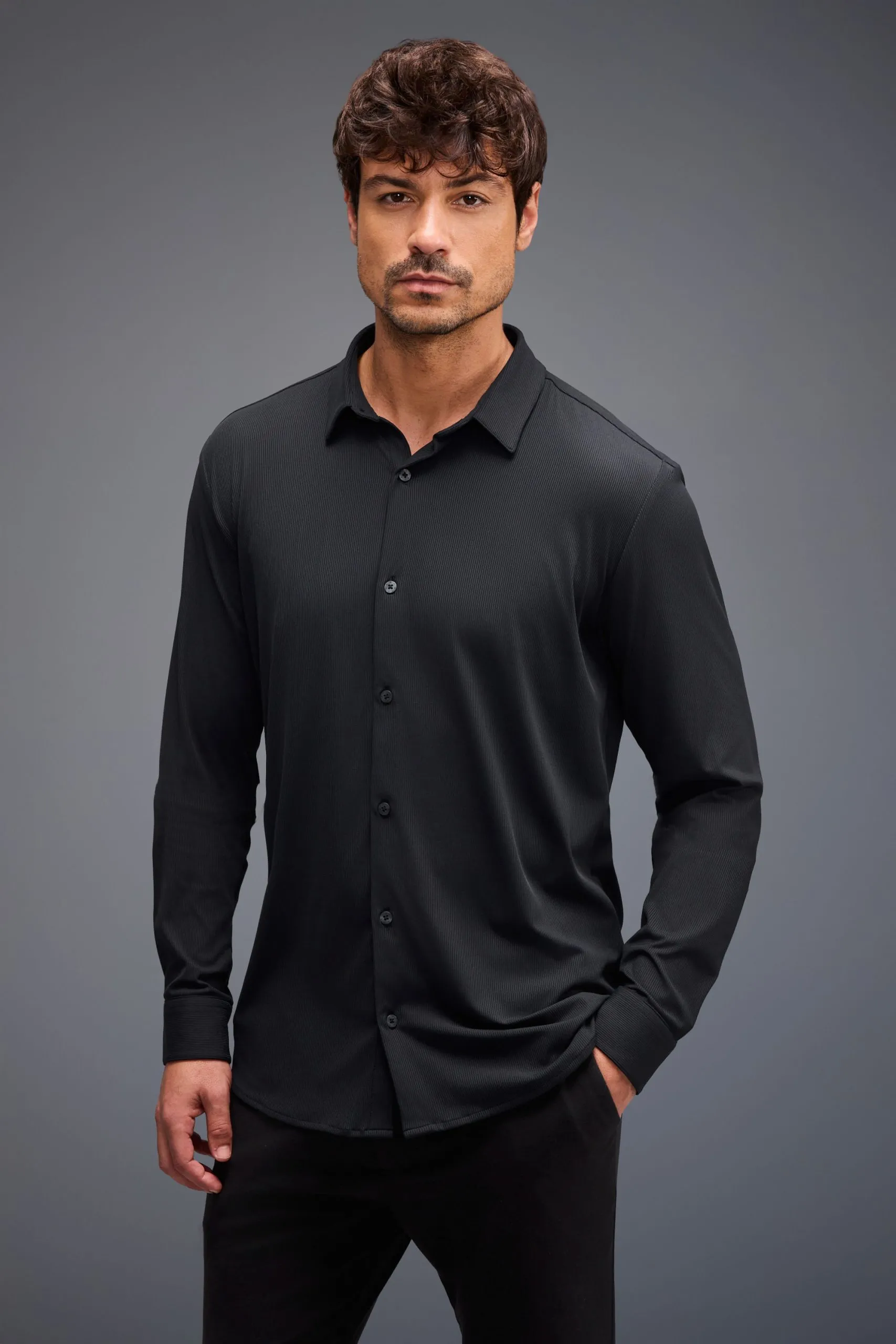 CAMISA ML ENXUTO MALHA TEXTECH
