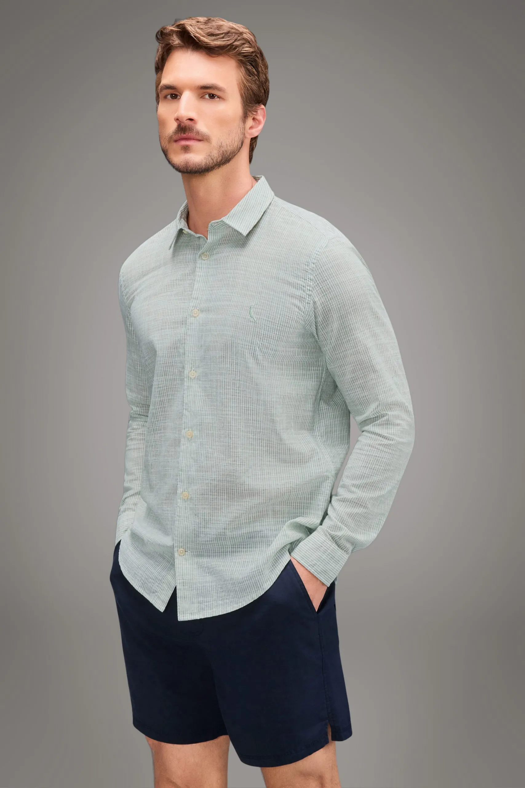 CAMISA ML LISTRADA REGATTA