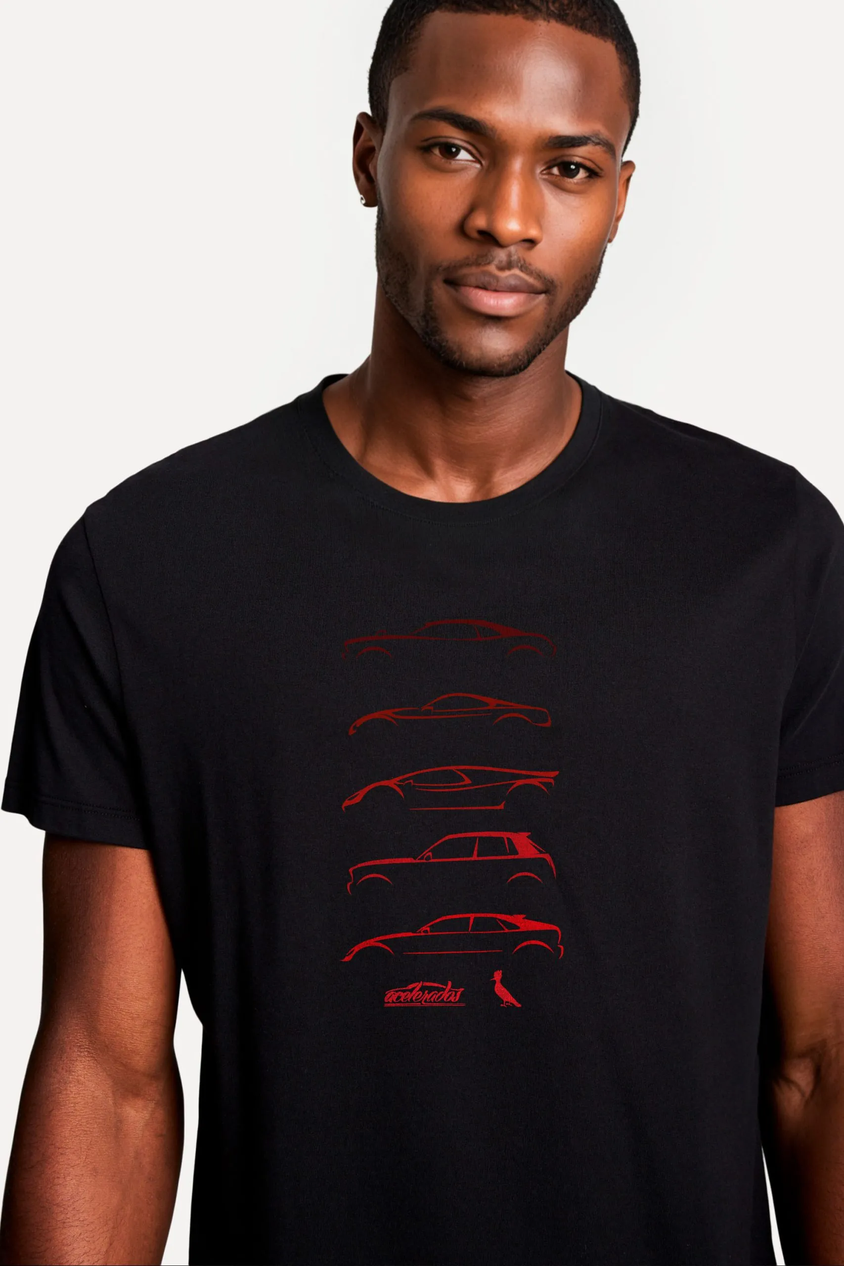 CAMISETA EST SILHUETA CARROS