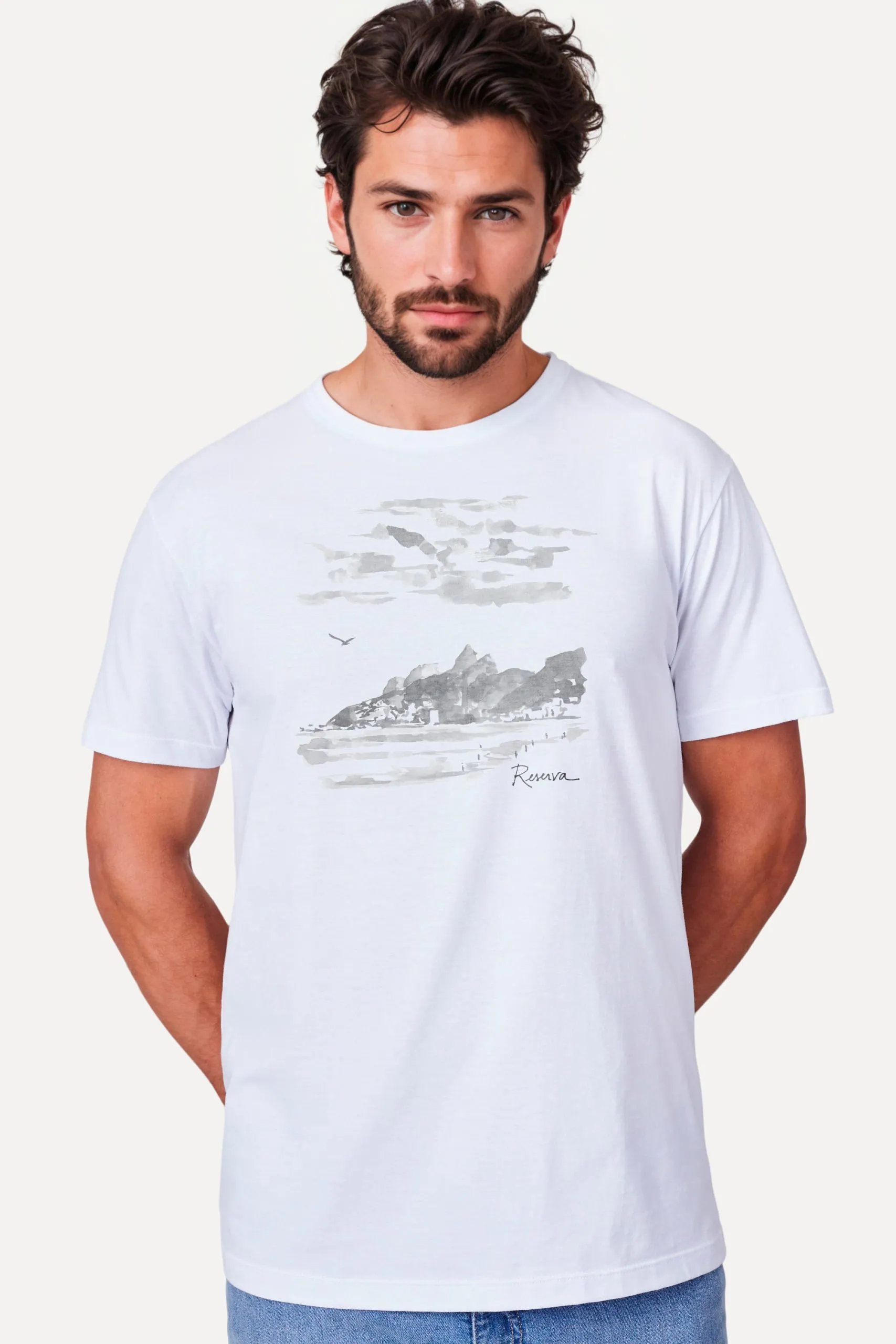 CAMISETA ESTAMPA AQUARELA DOIS IRMAOS PB