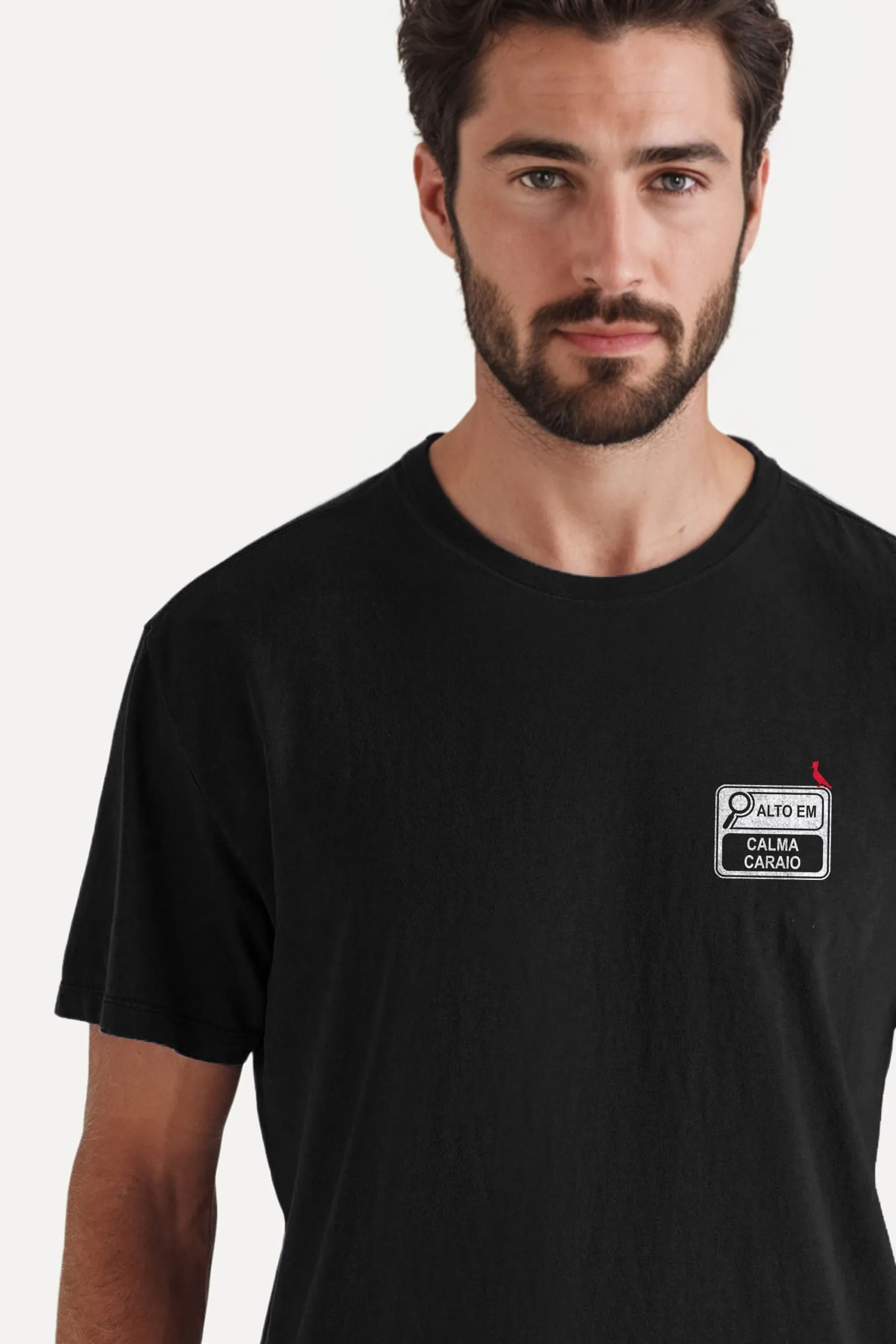 CAMISETA EST ALTO EM CALMA CARAIO