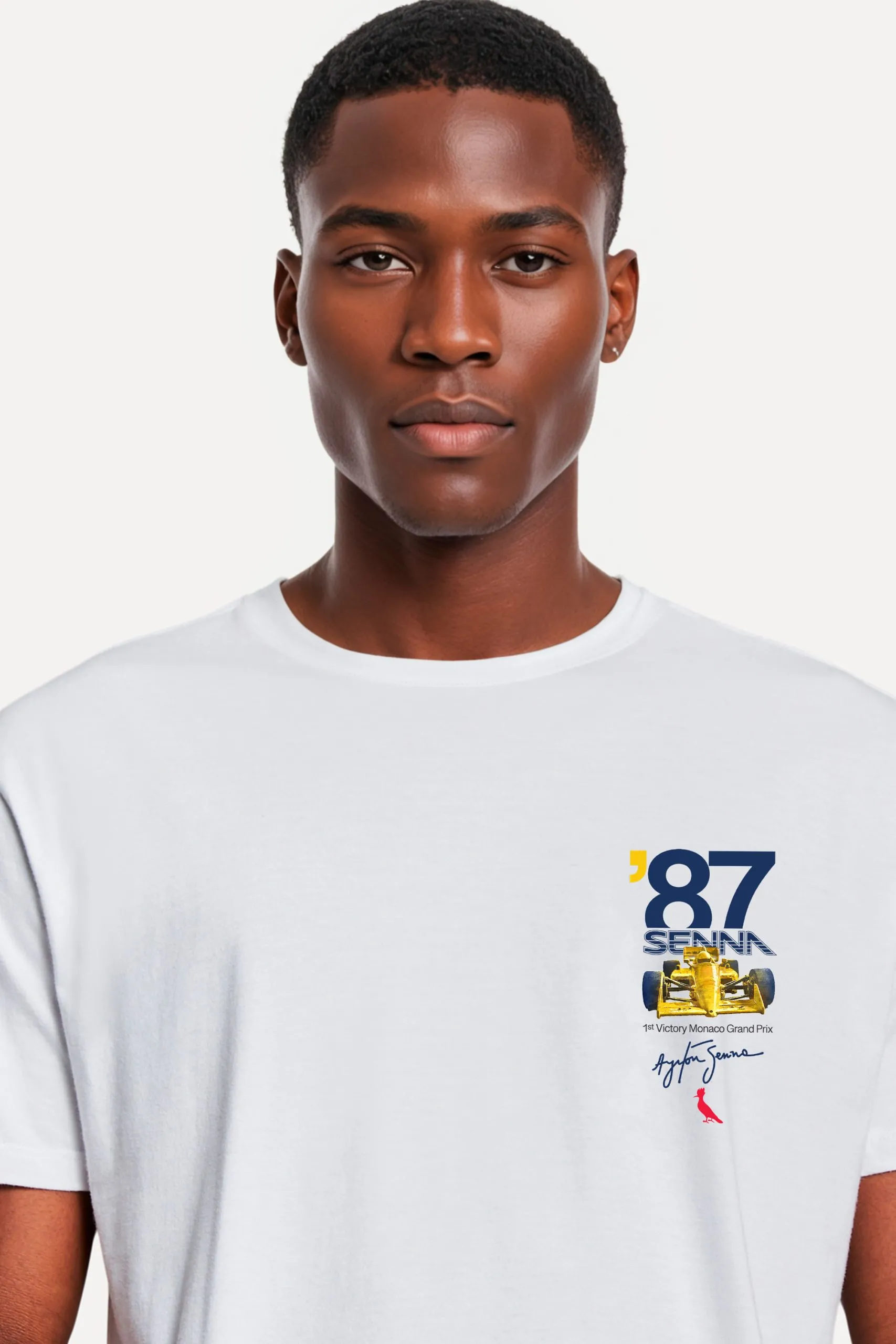 CAMISETA ESTAMPADA SENNA MONACO 87