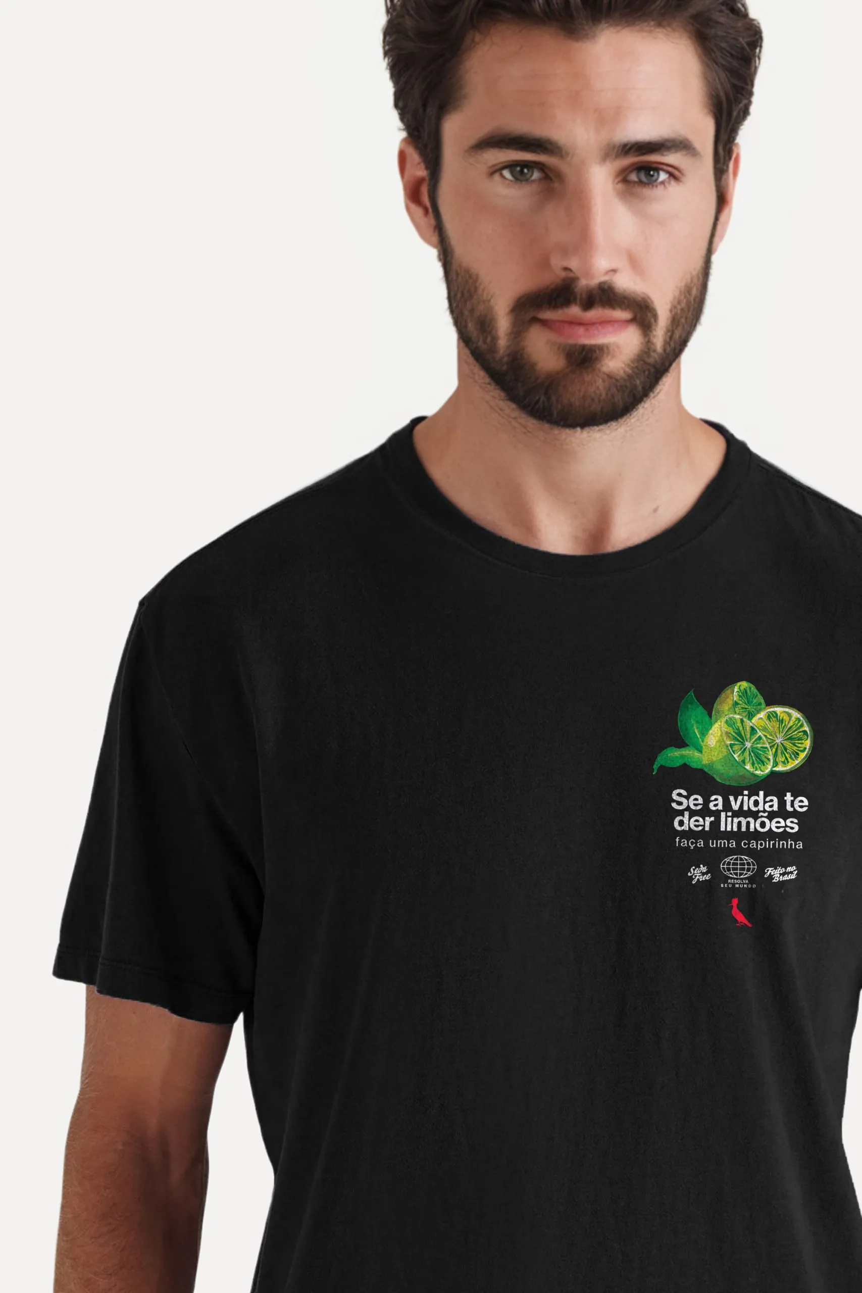 CAMISETA EST SE A VIDA TE DER LIMOES