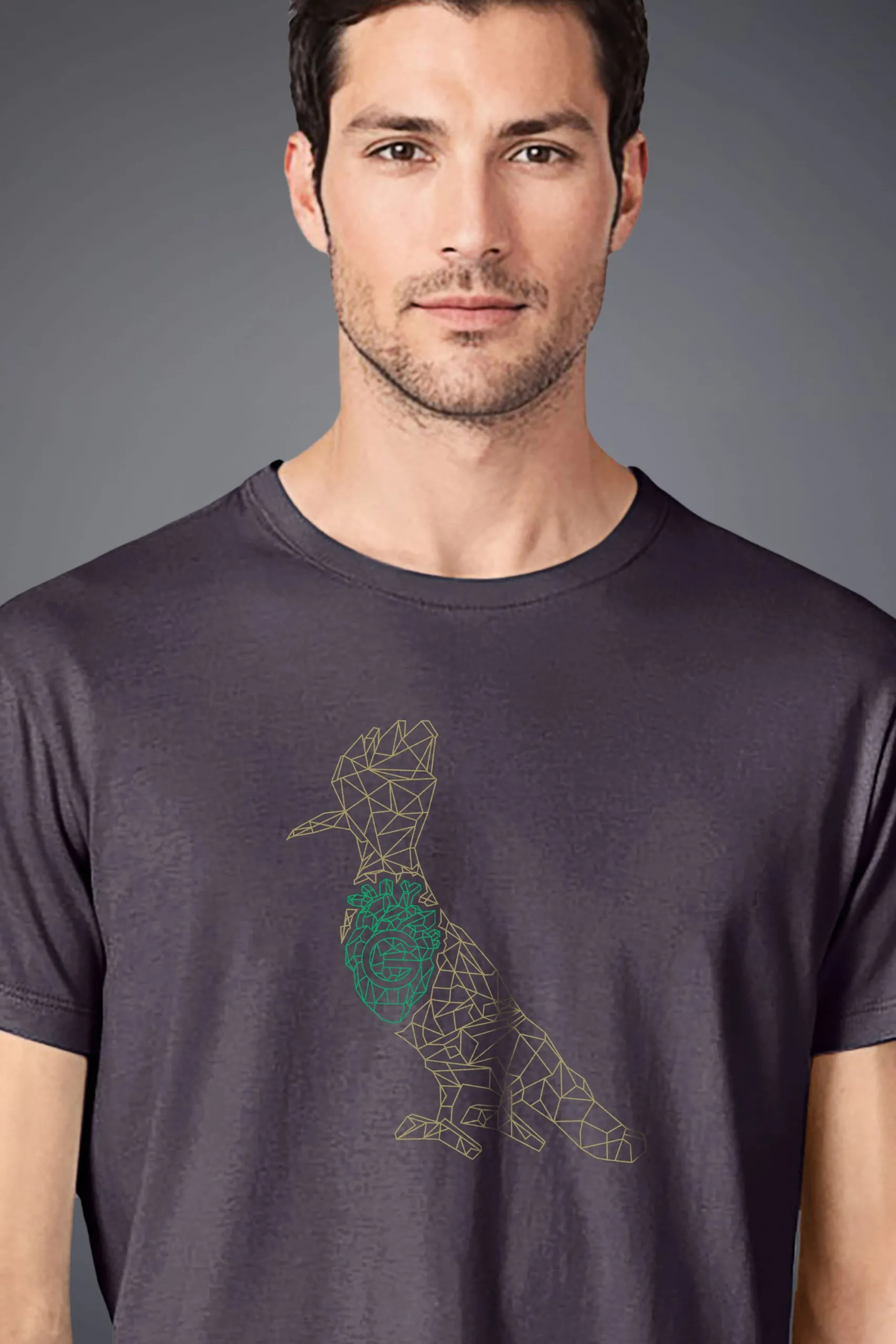 CAMISETA EST CORACAO VERDE GOIAS