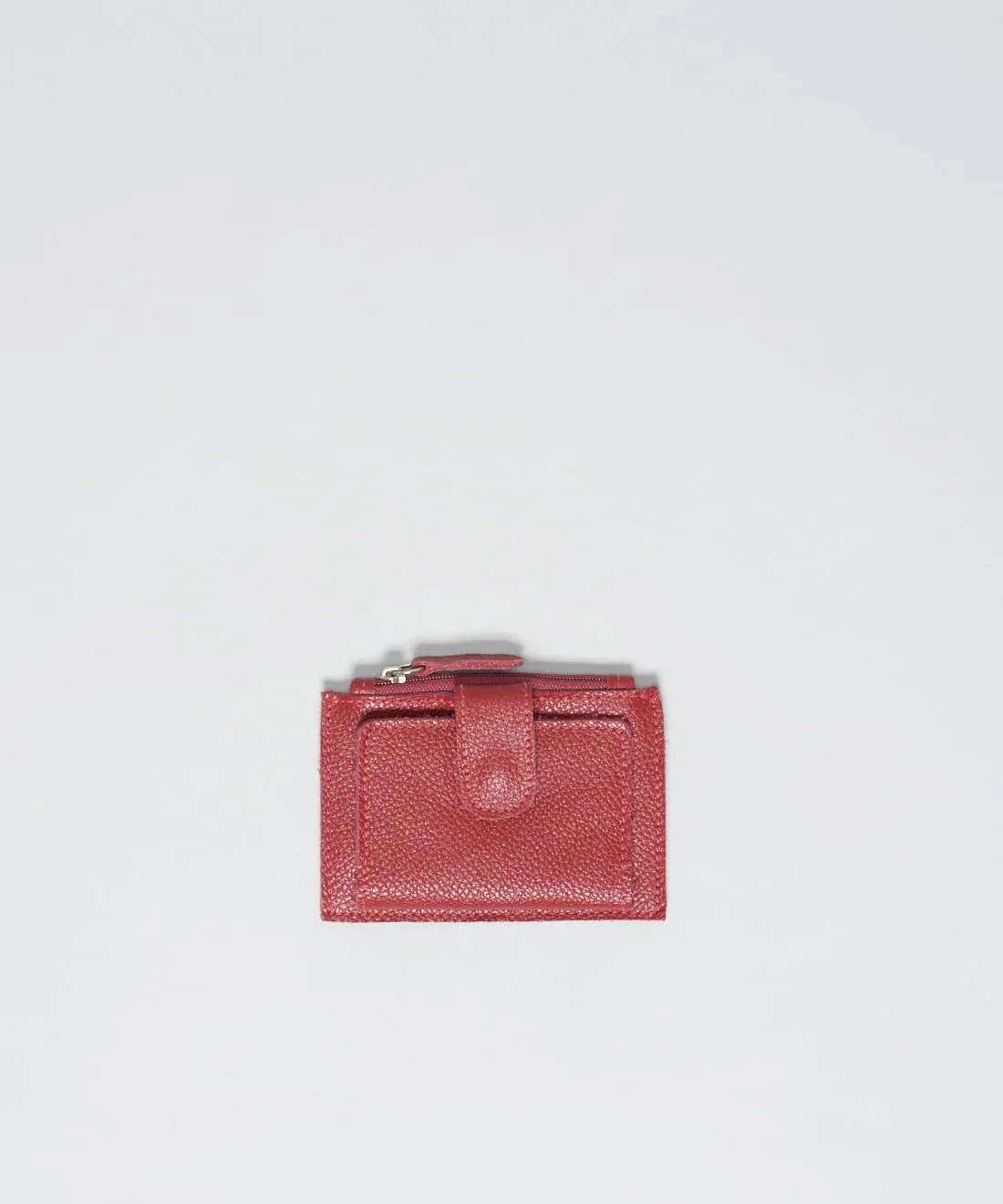 Porta Cartao Couro Nat - Merlot