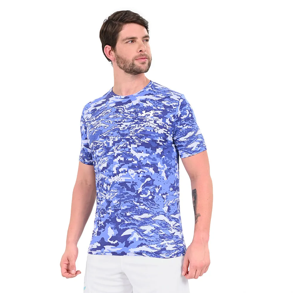 Camiseta de Treino Maculina Under Armour ABC Camo SS
