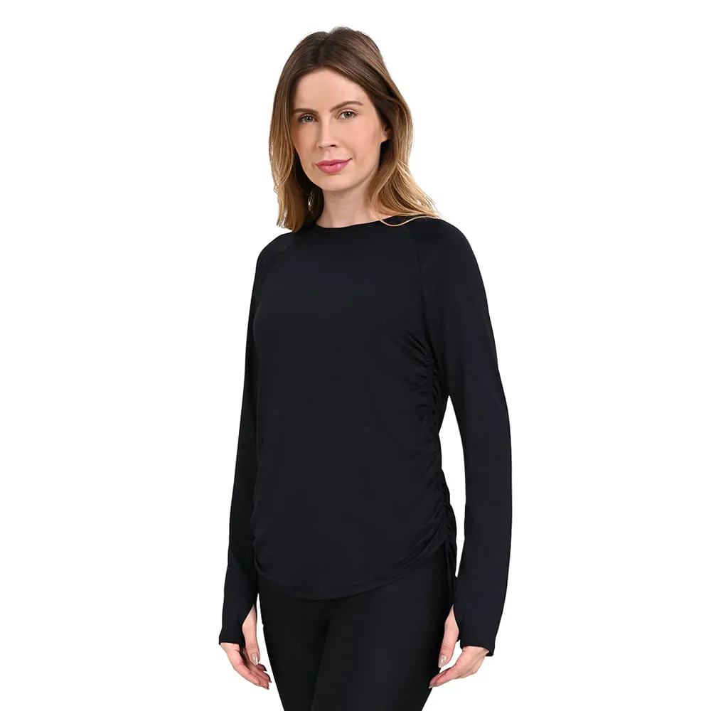 Camiseta Manga Longa de Treino Feminina Under Armour Motion Longline