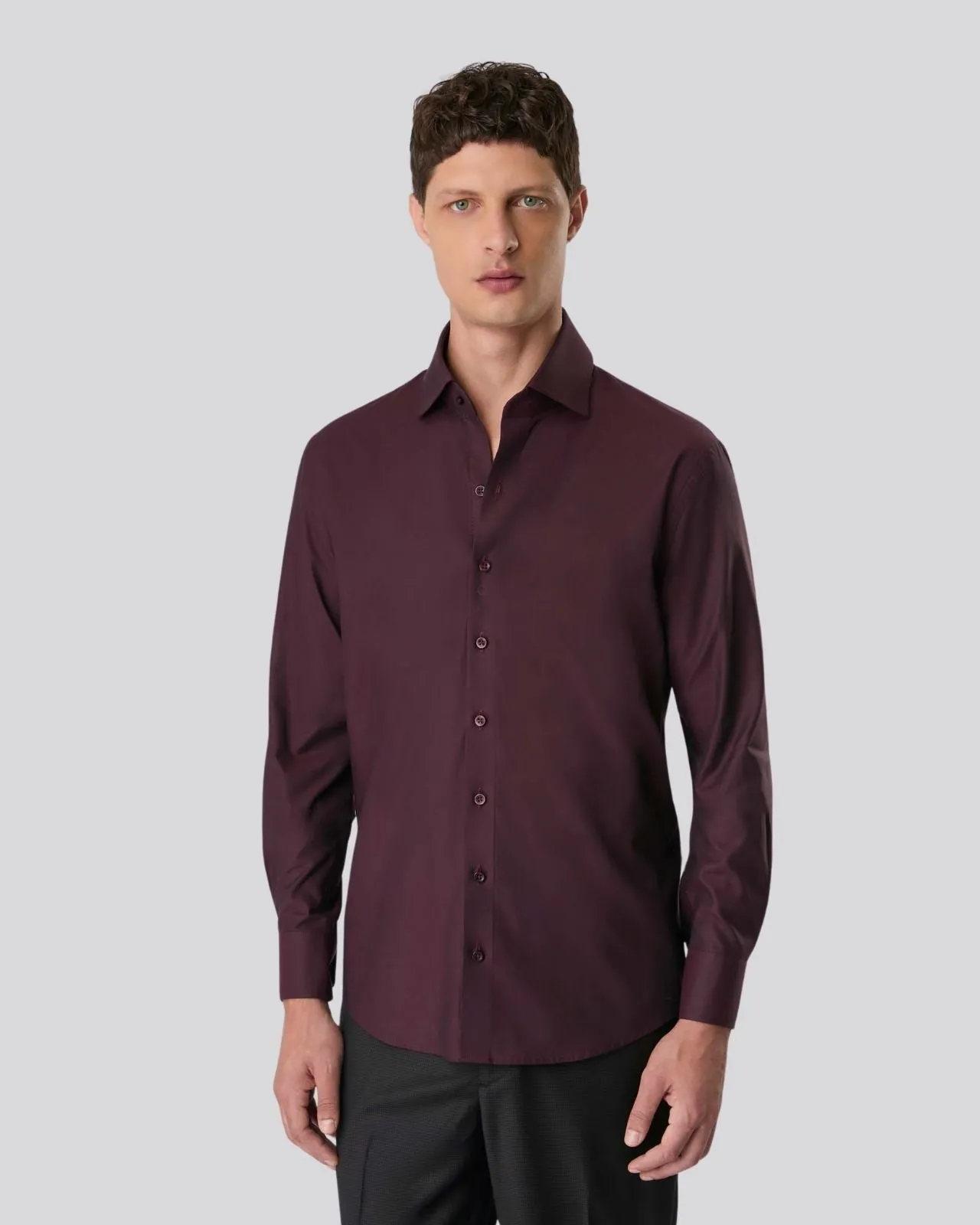 Camisa pima classic bordô