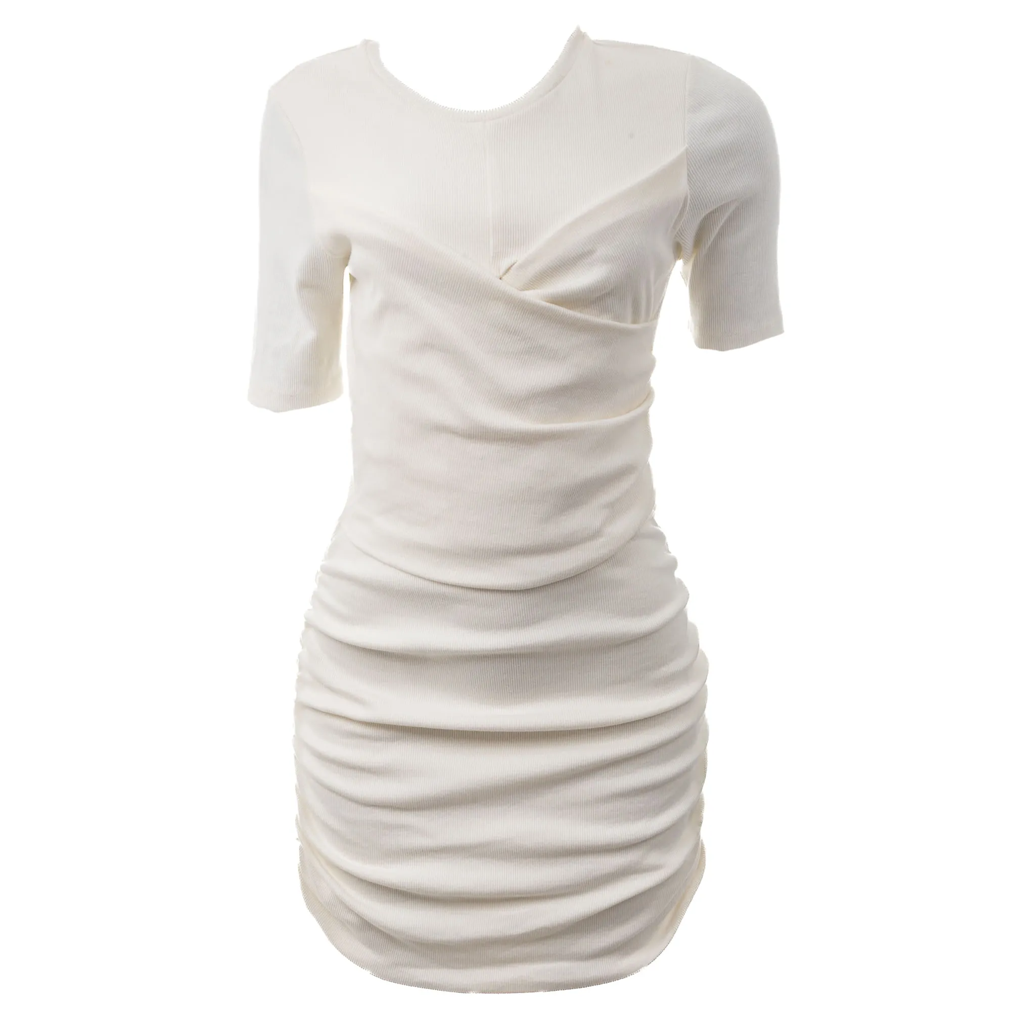 Vestido Cris Barros Transpassado Branco