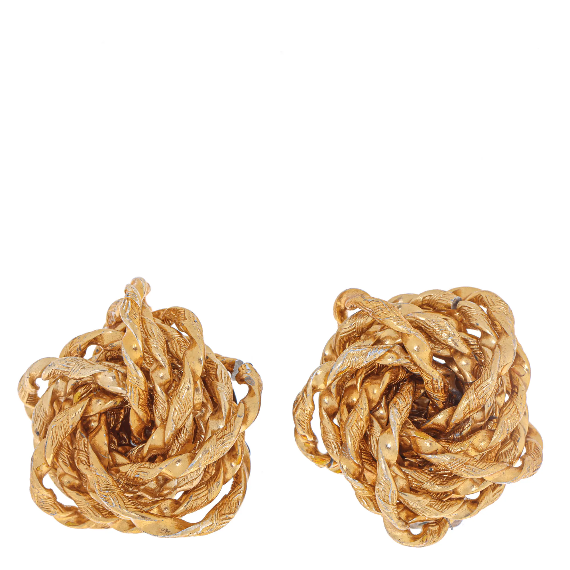 Brinco de Pressão Vintage Ninho Dourado