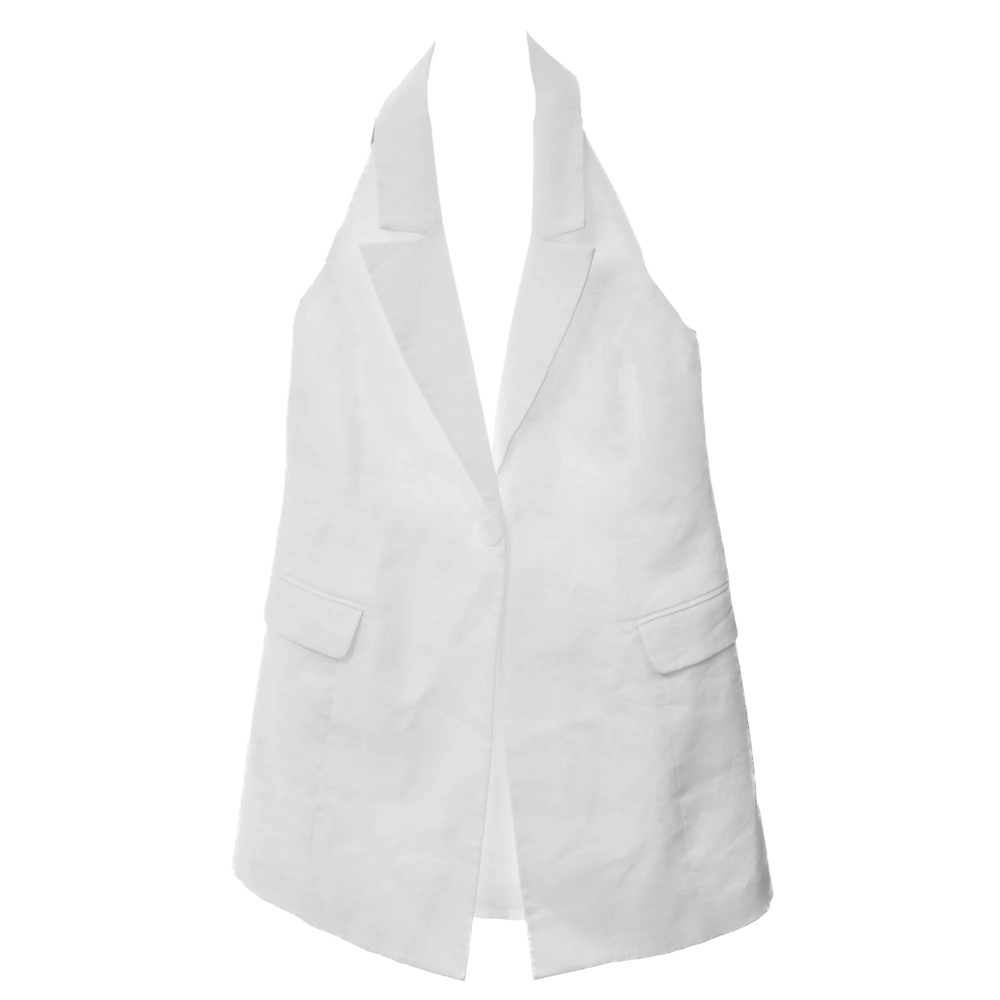 Colete Carol Bassi Frente Única Branco