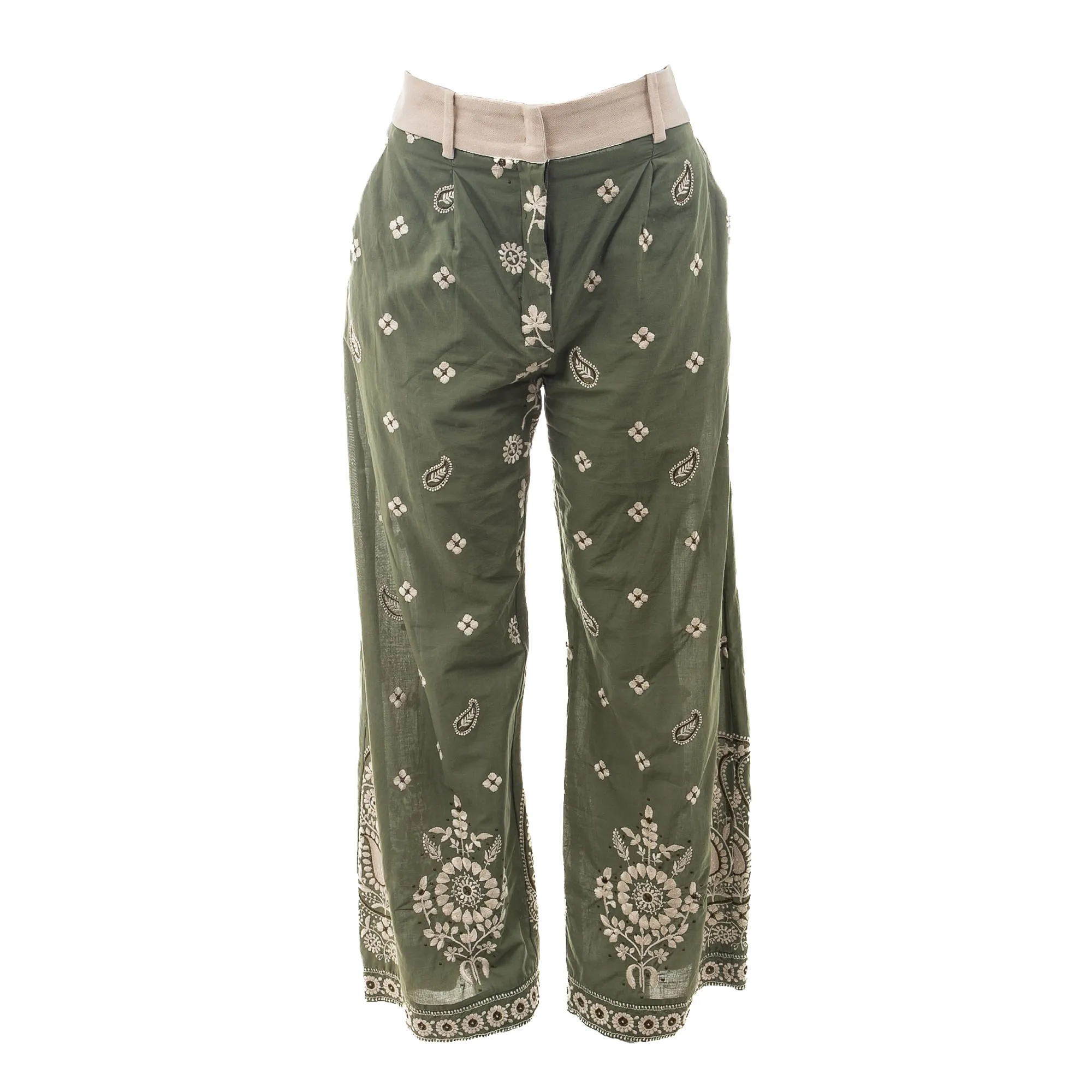 Calça Cris Barros Olimpia Verde