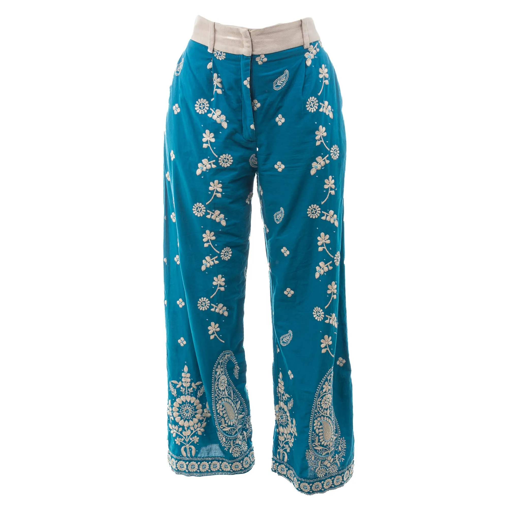 Calça Cris Barros Olimpia Azul