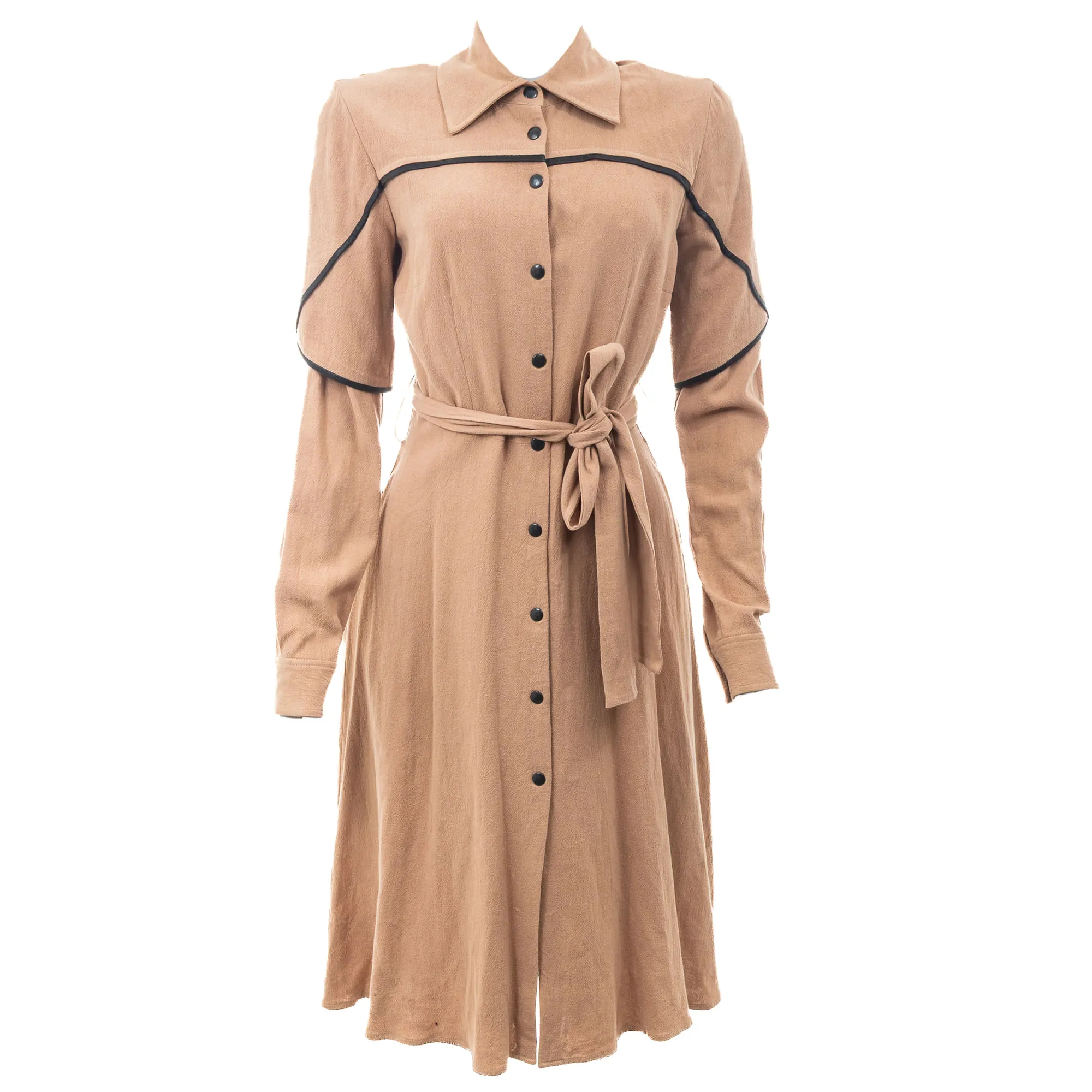 Vestido Olympiah Bege e Preto