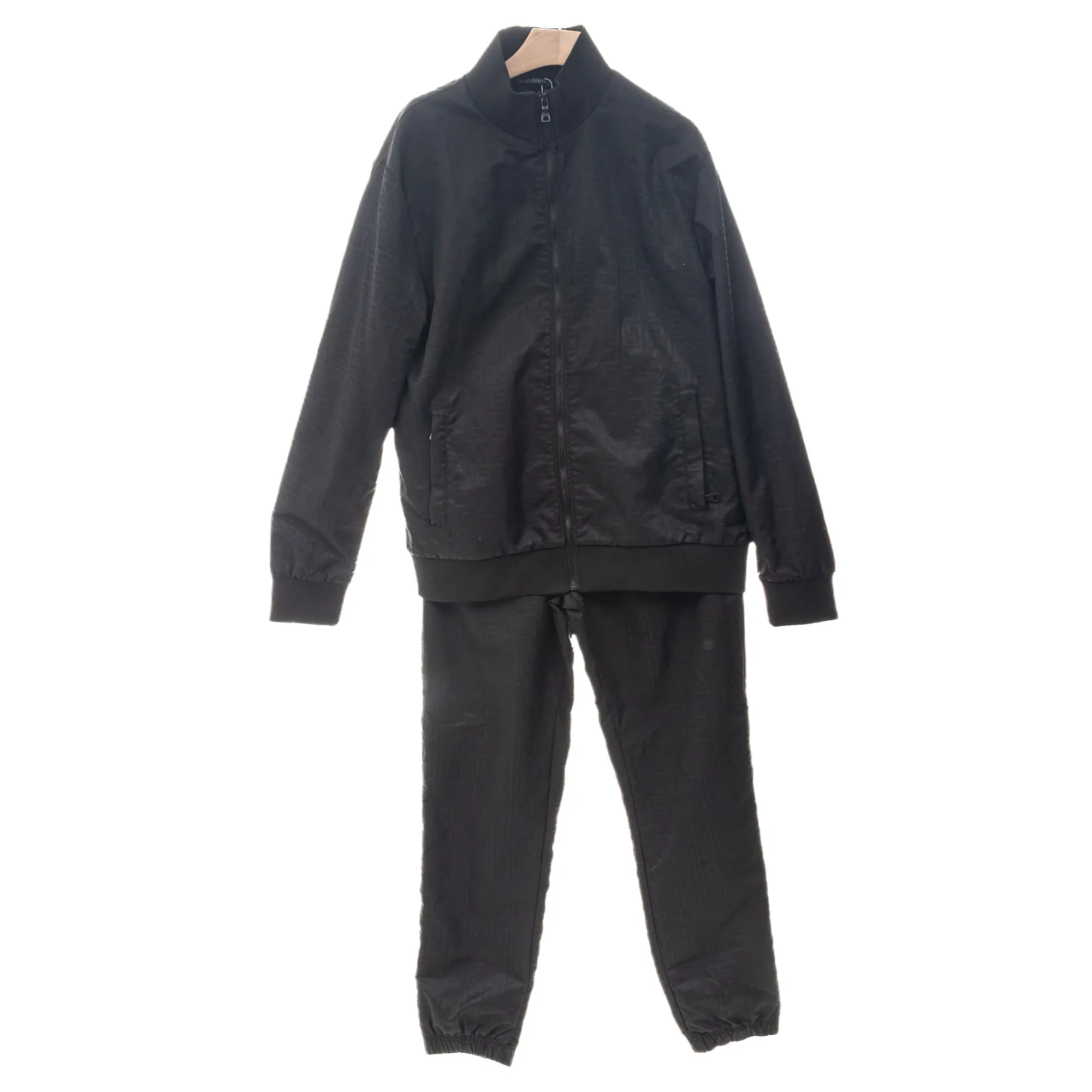 Conjunto Balmain Moletom Preto