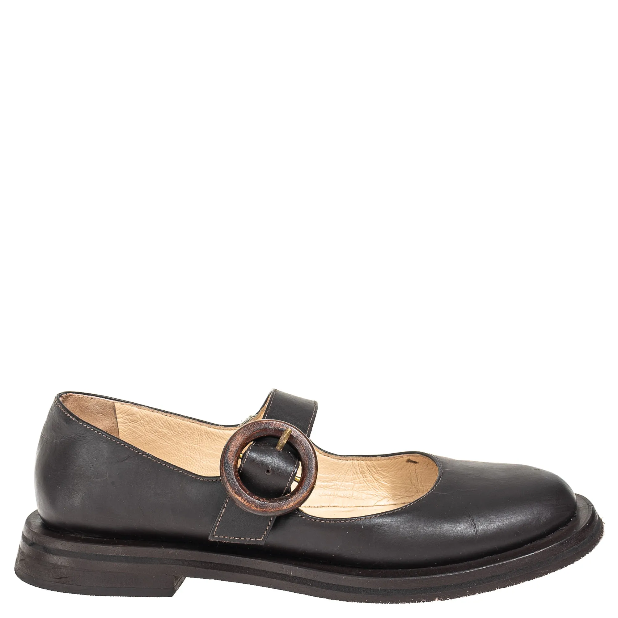 Sapato Marcela B Mary Jane Marrom