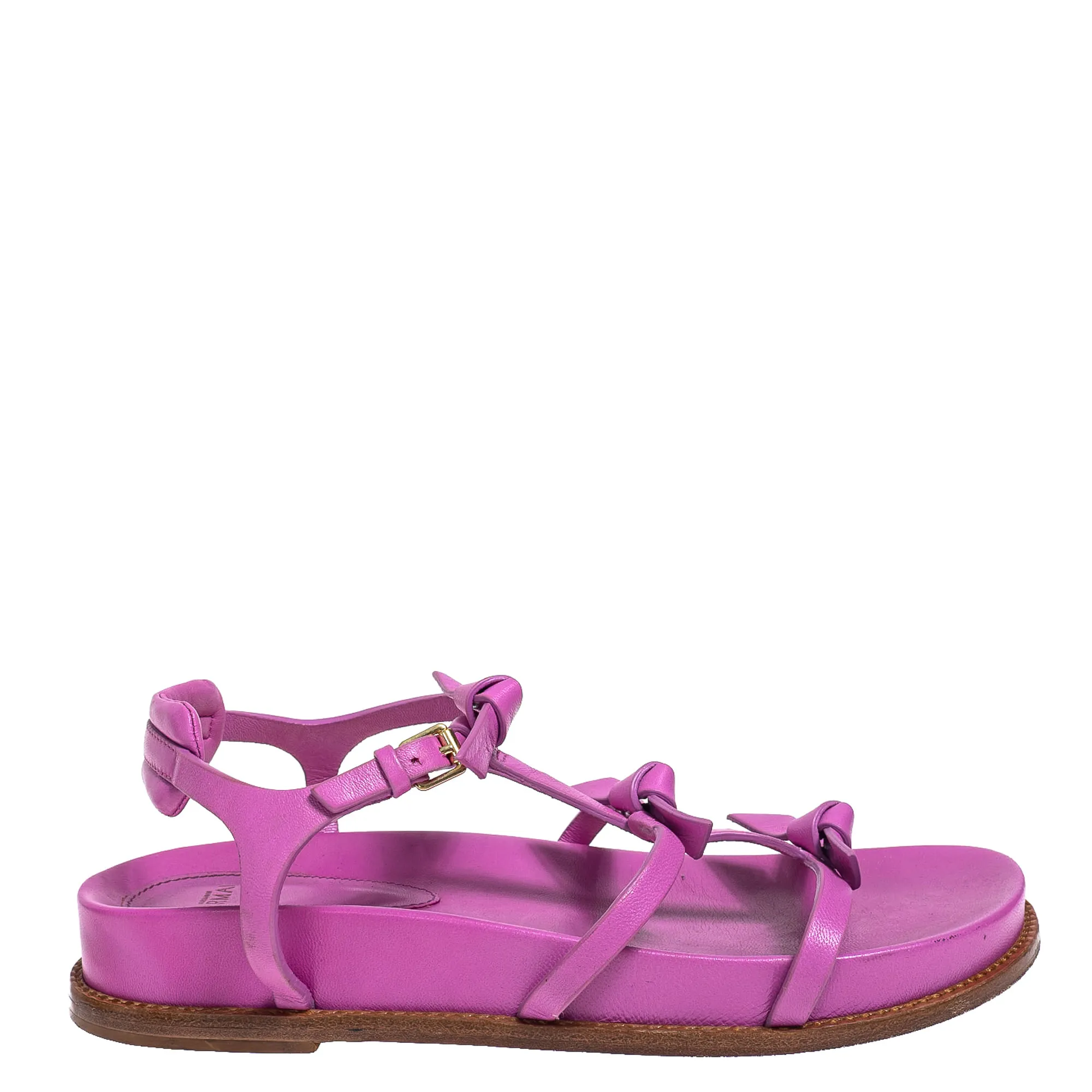 Sandália Alexandre Birman Rasteira Slim Lolita Rosa