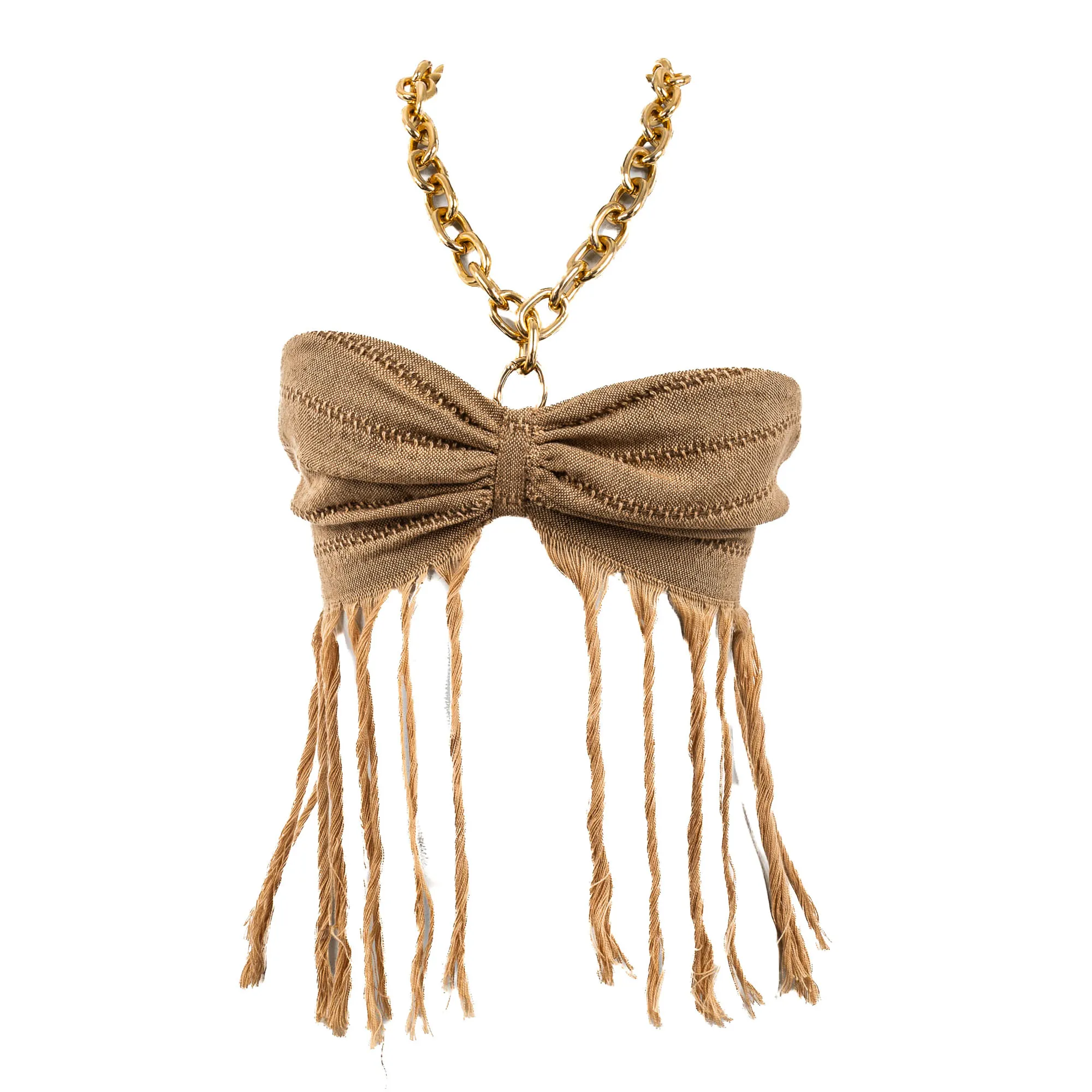 Top Giuseppe Di Morabito Franjas Bege e Corrente