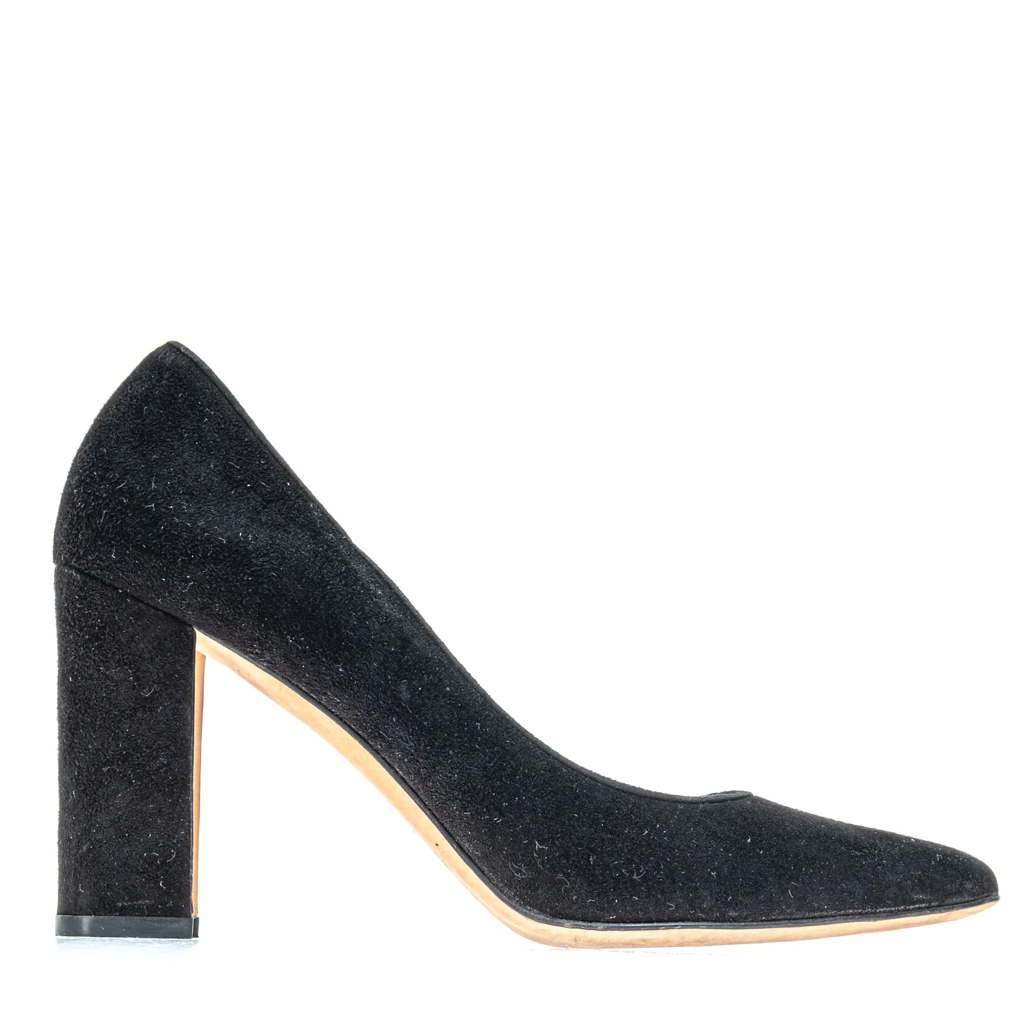 Sapato Manolo Blahnik Camurça Preto