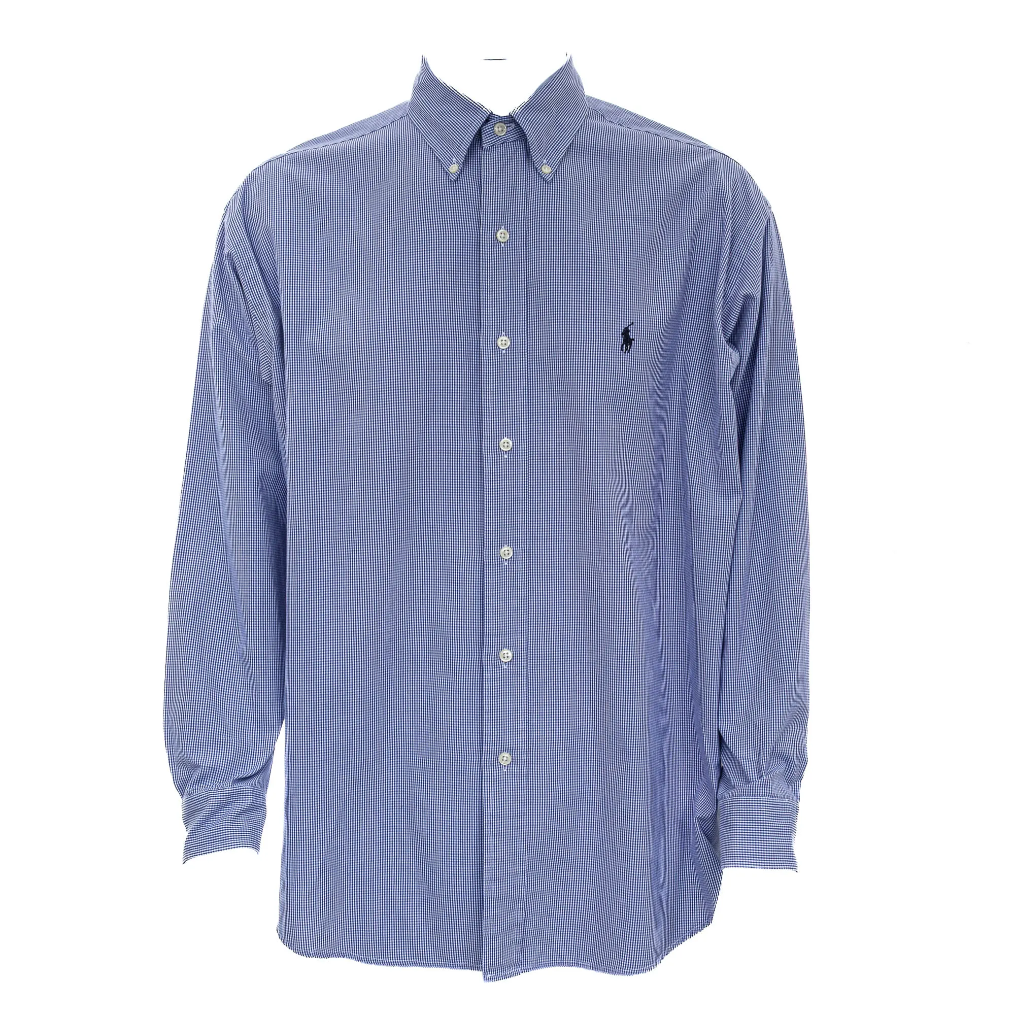 Camisa Ralph Luren Quadriculada Azul