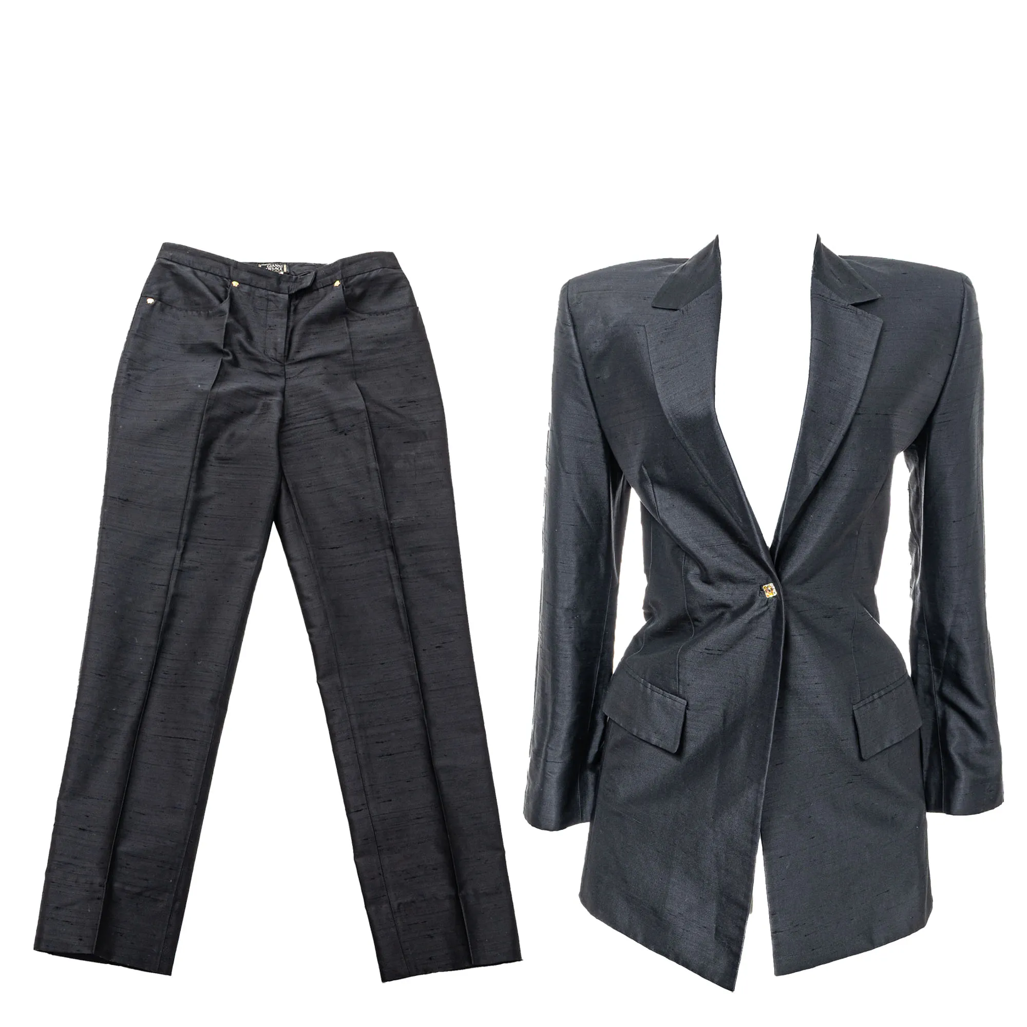 Terno Versace Vintage Preto