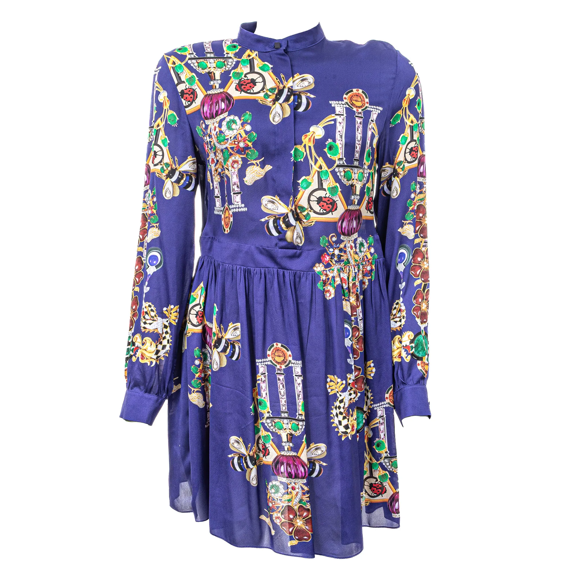 Vestido Mary Katrantzou Estampado Roxo